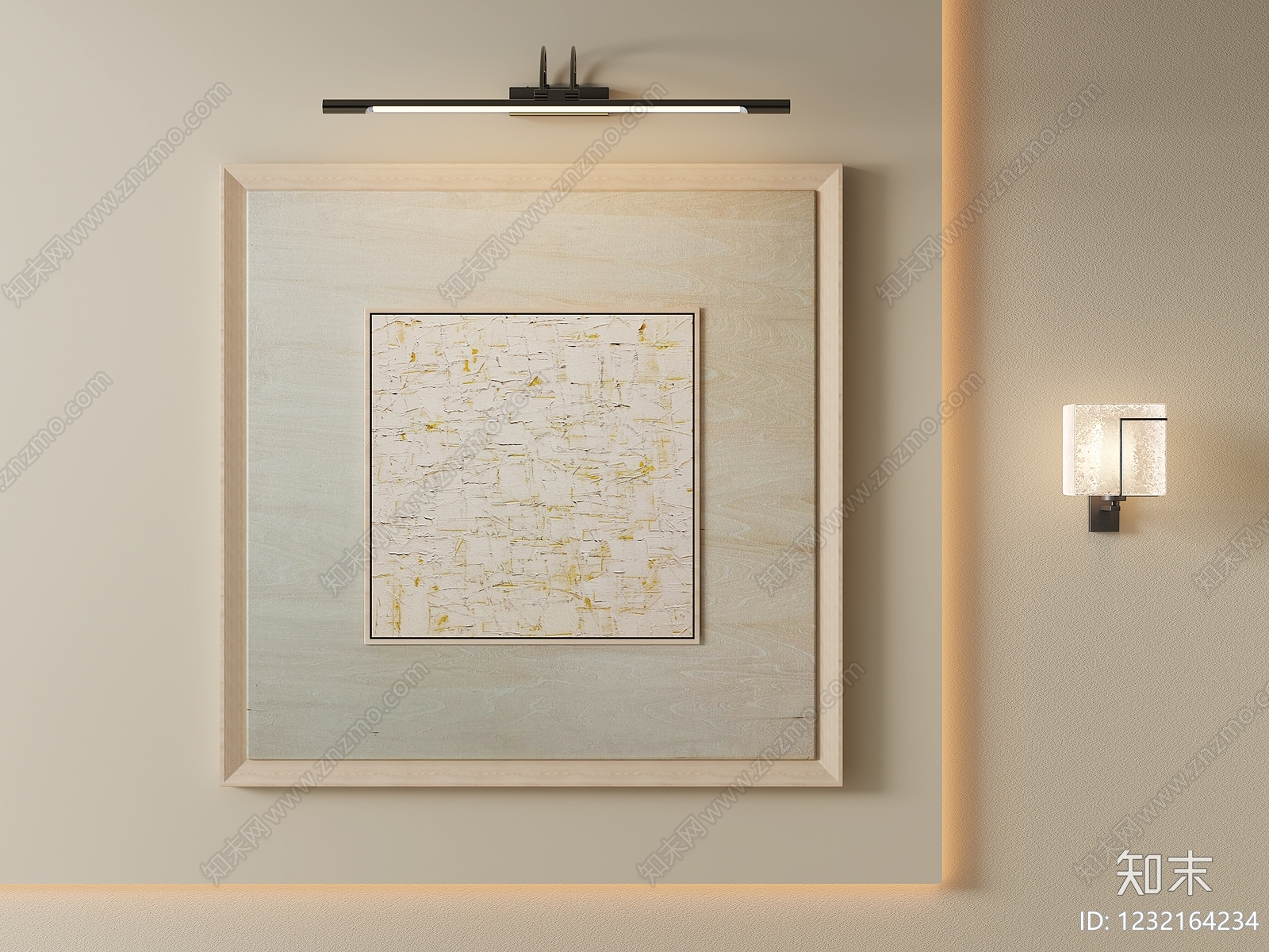 侘寂挂画3D模型下载【ID:1232164234】