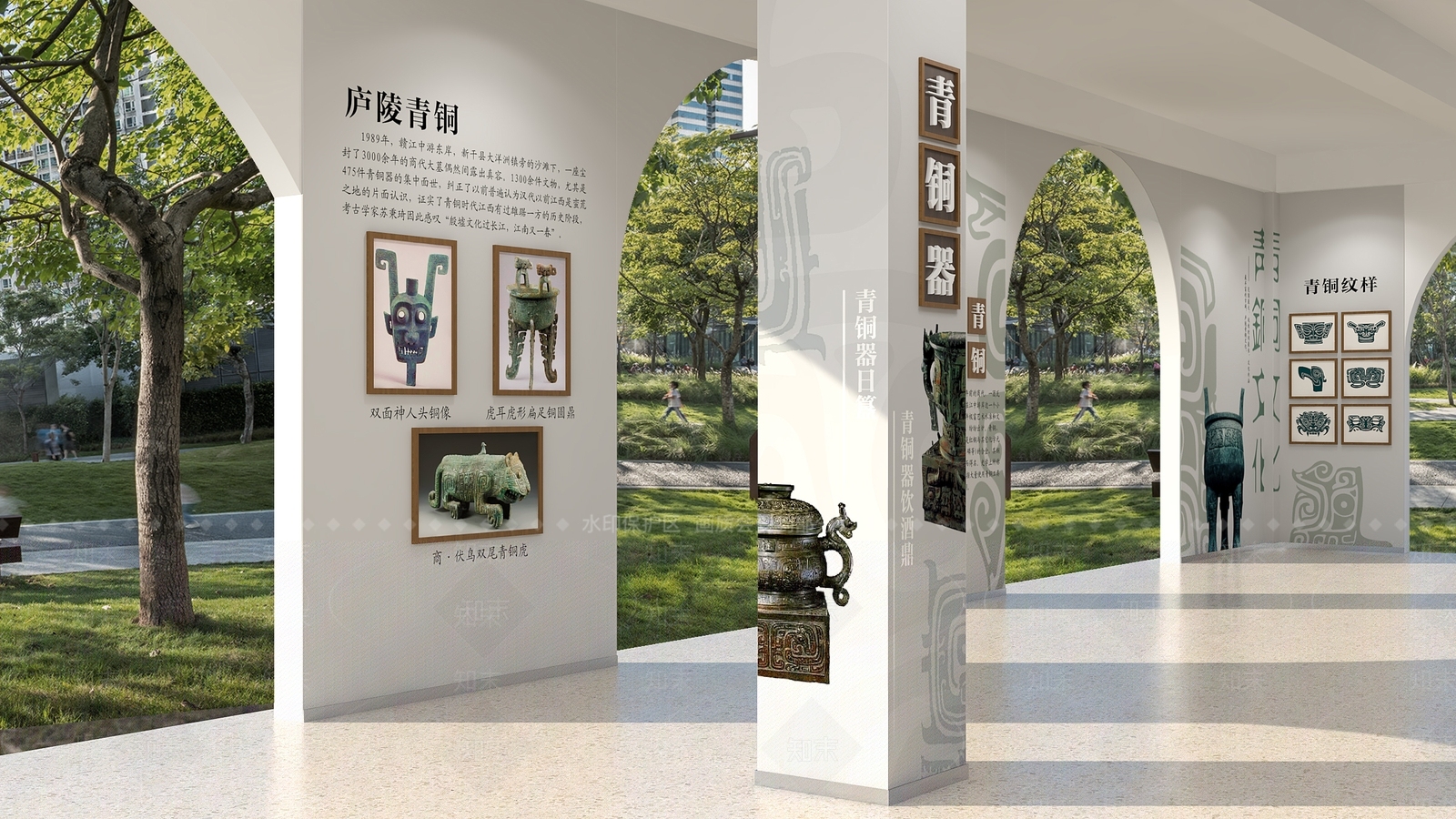 新中式其他文化展厅3D模型下载【ID:1232165067】