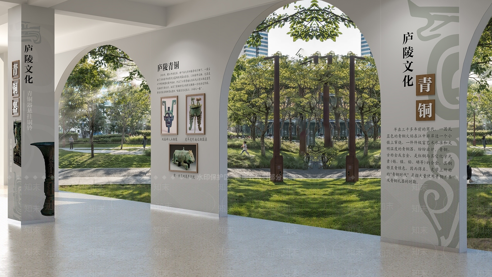 新中式其他文化展厅3D模型下载【ID:1232165067】