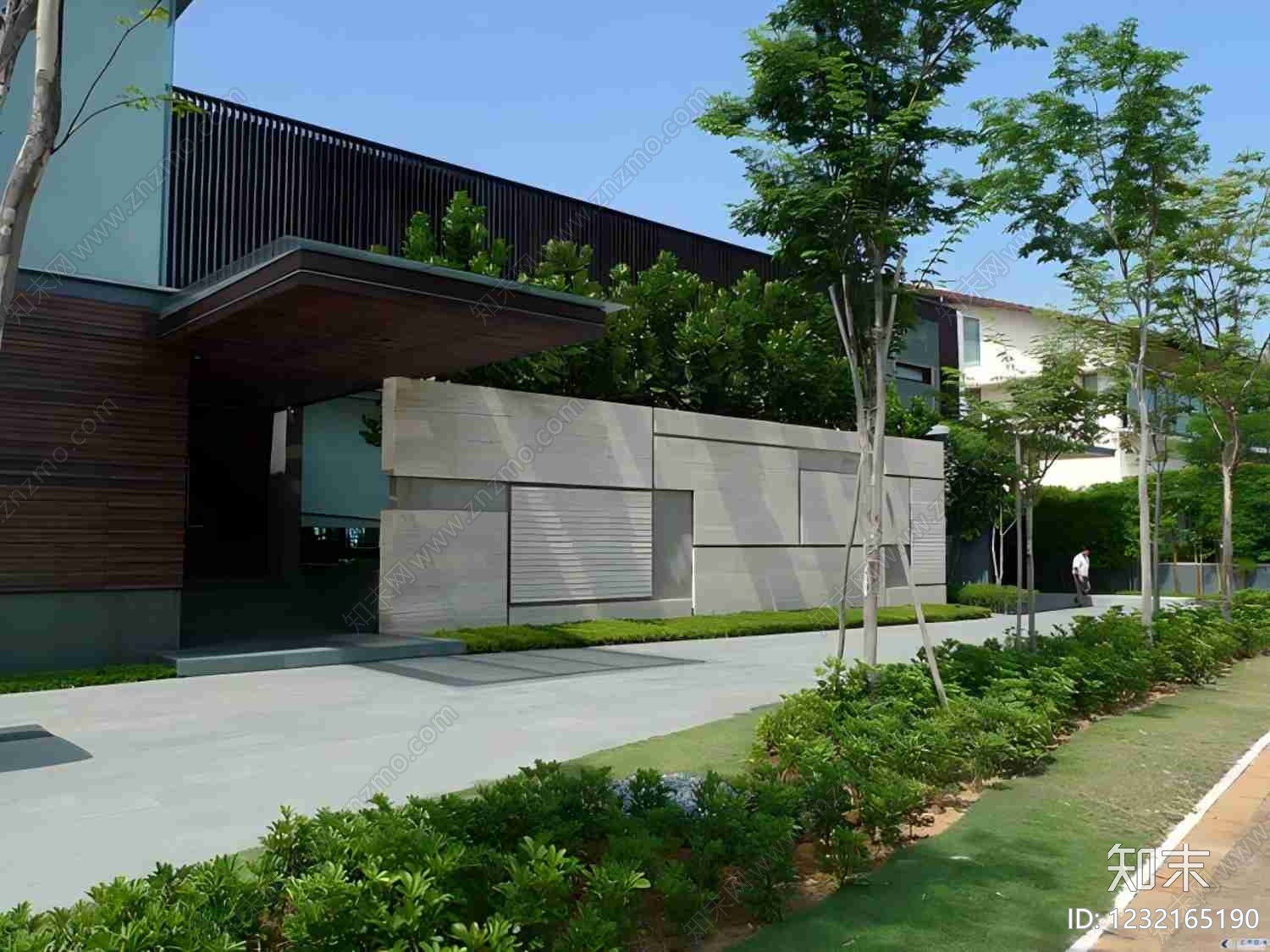 景墙cad施工图下载【ID:1232165190】