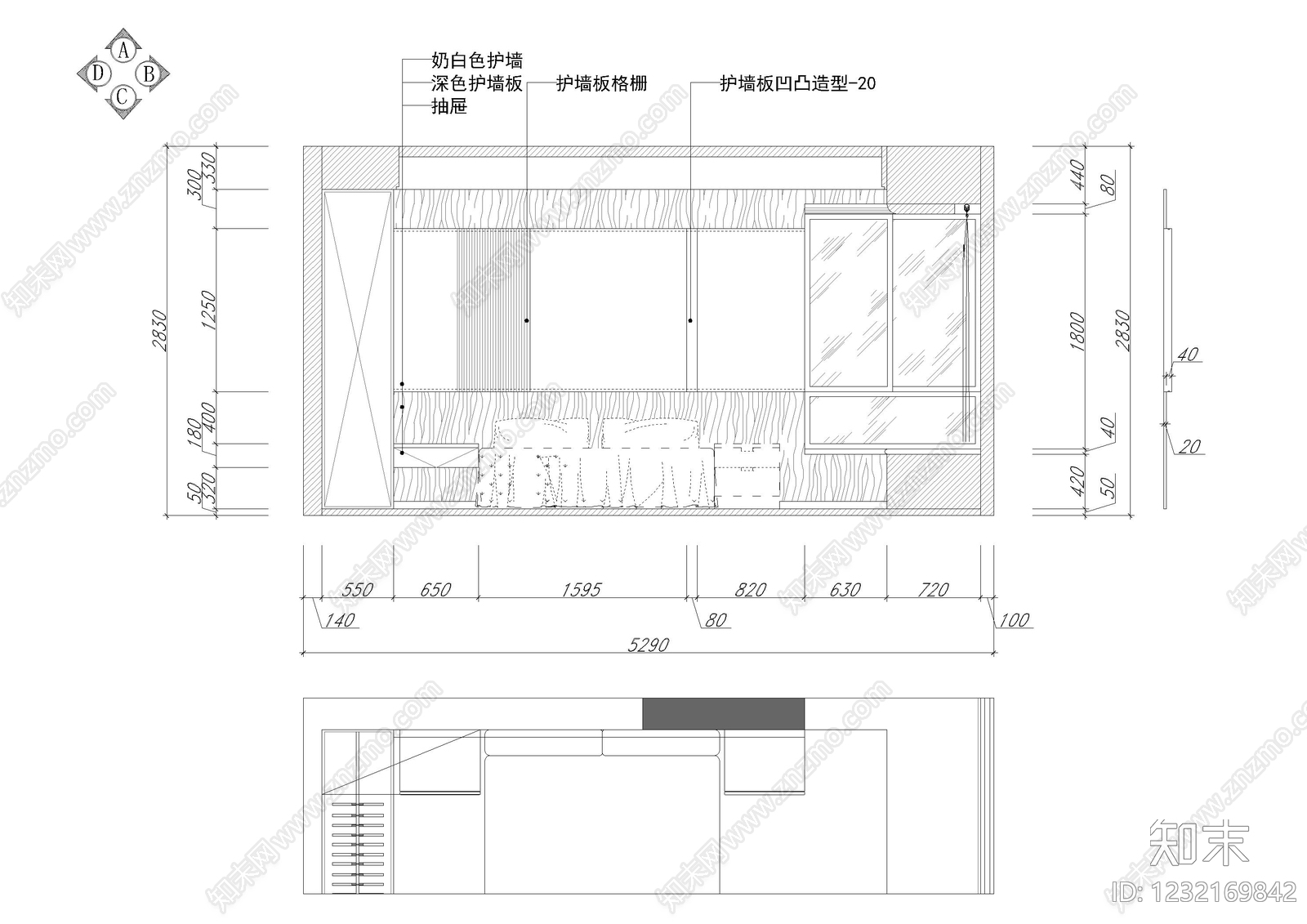 家装立面图CAD图纸