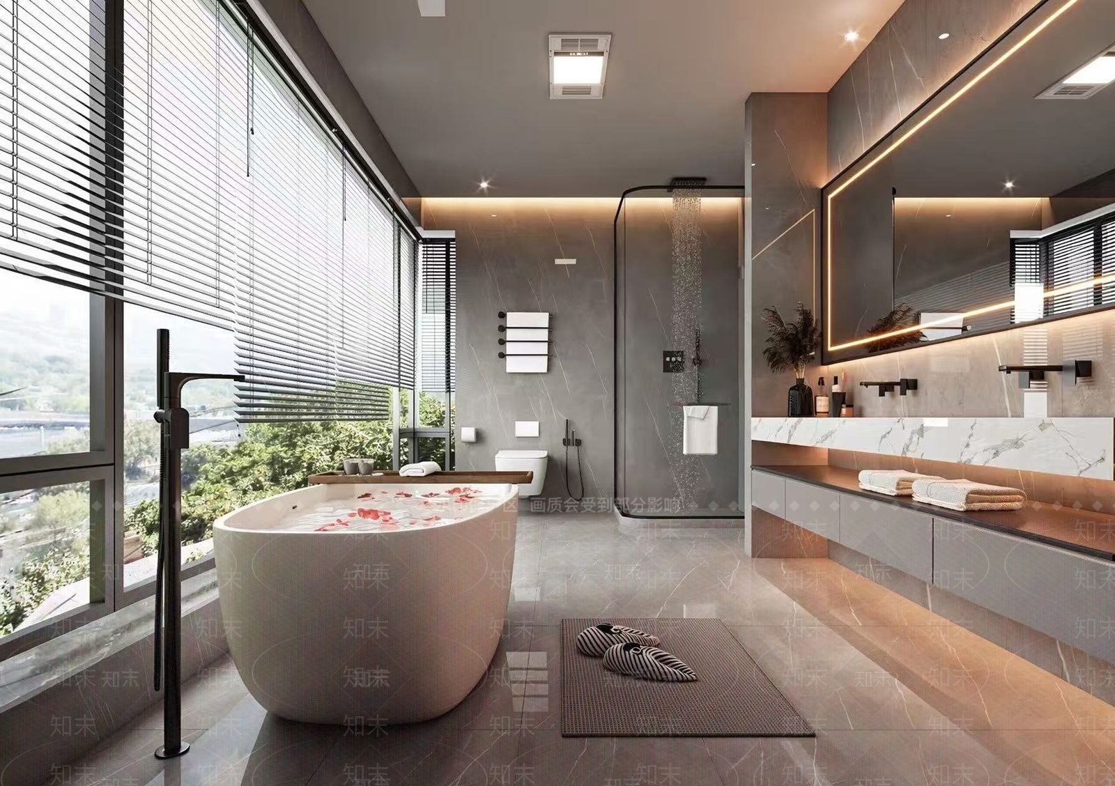 现代简约卫生间3D模型下载【ID:1232172487】