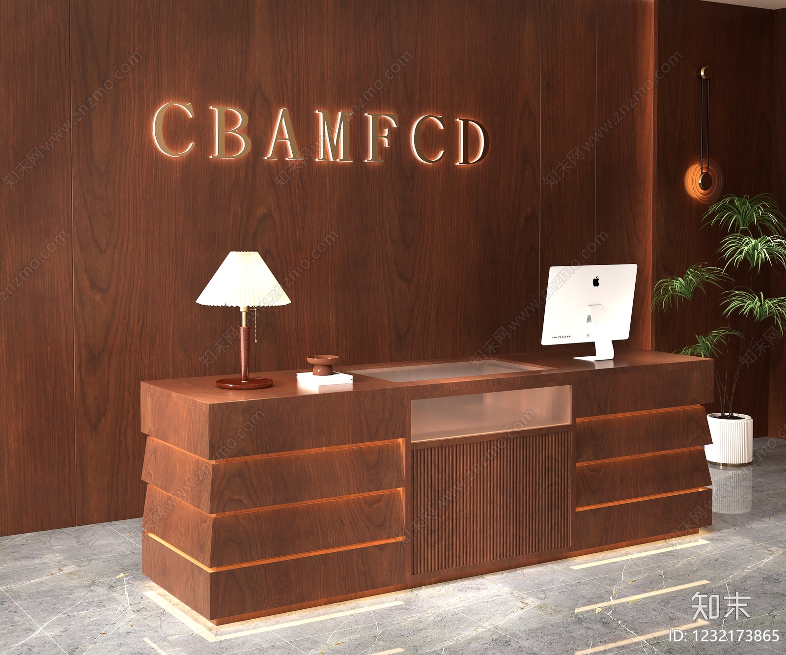 中古风前台SU模型下载【ID:1232173865】