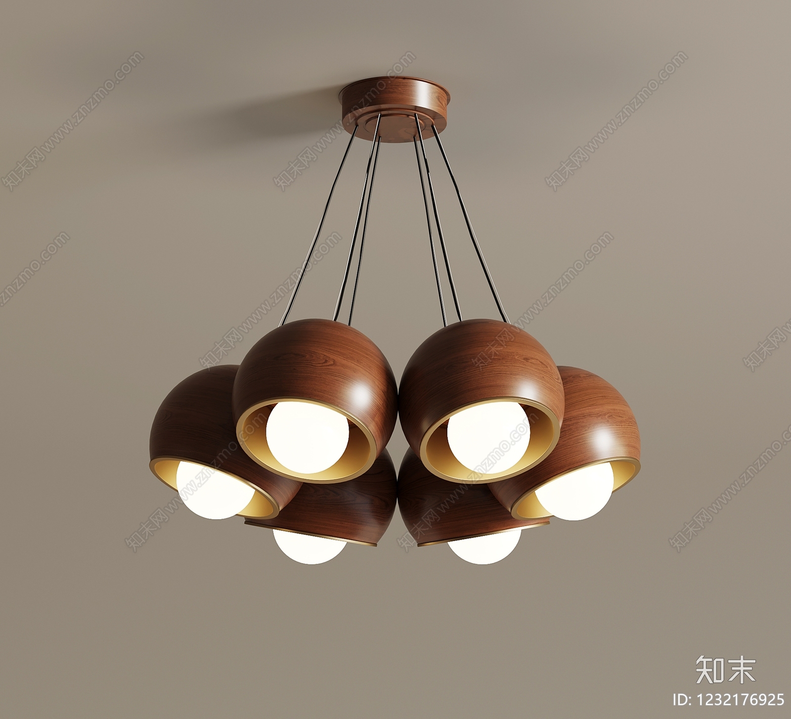 中古风儿童房吊灯3D模型下载【ID:1232176925】