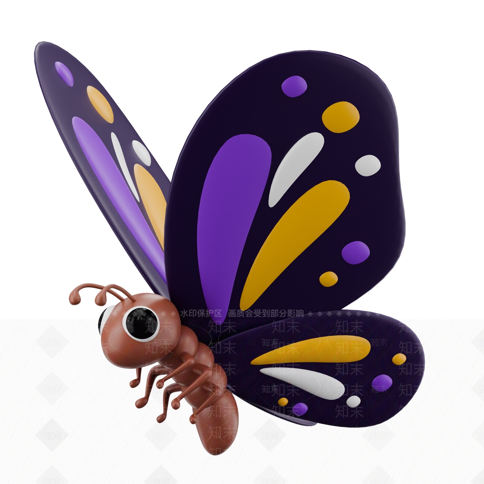卡通其他动物3D模型下载【ID:1232184857】