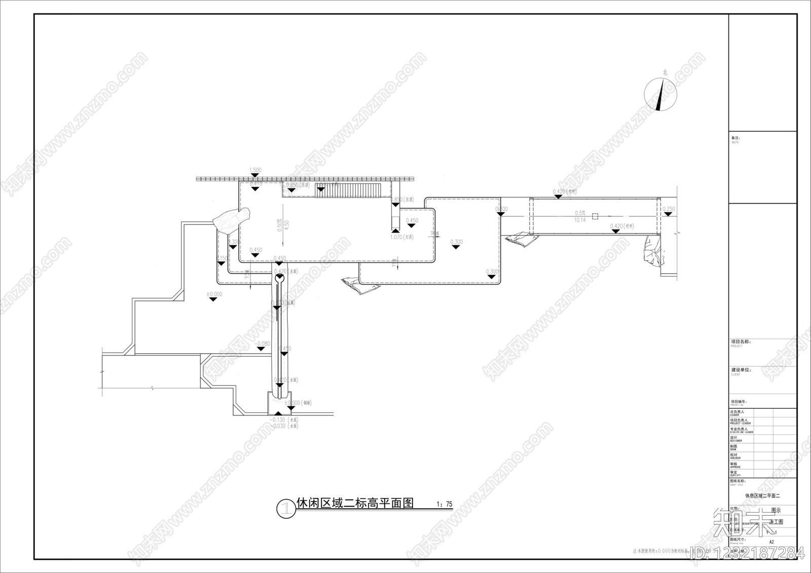 庭院cad施工图下载【ID:1232187284】