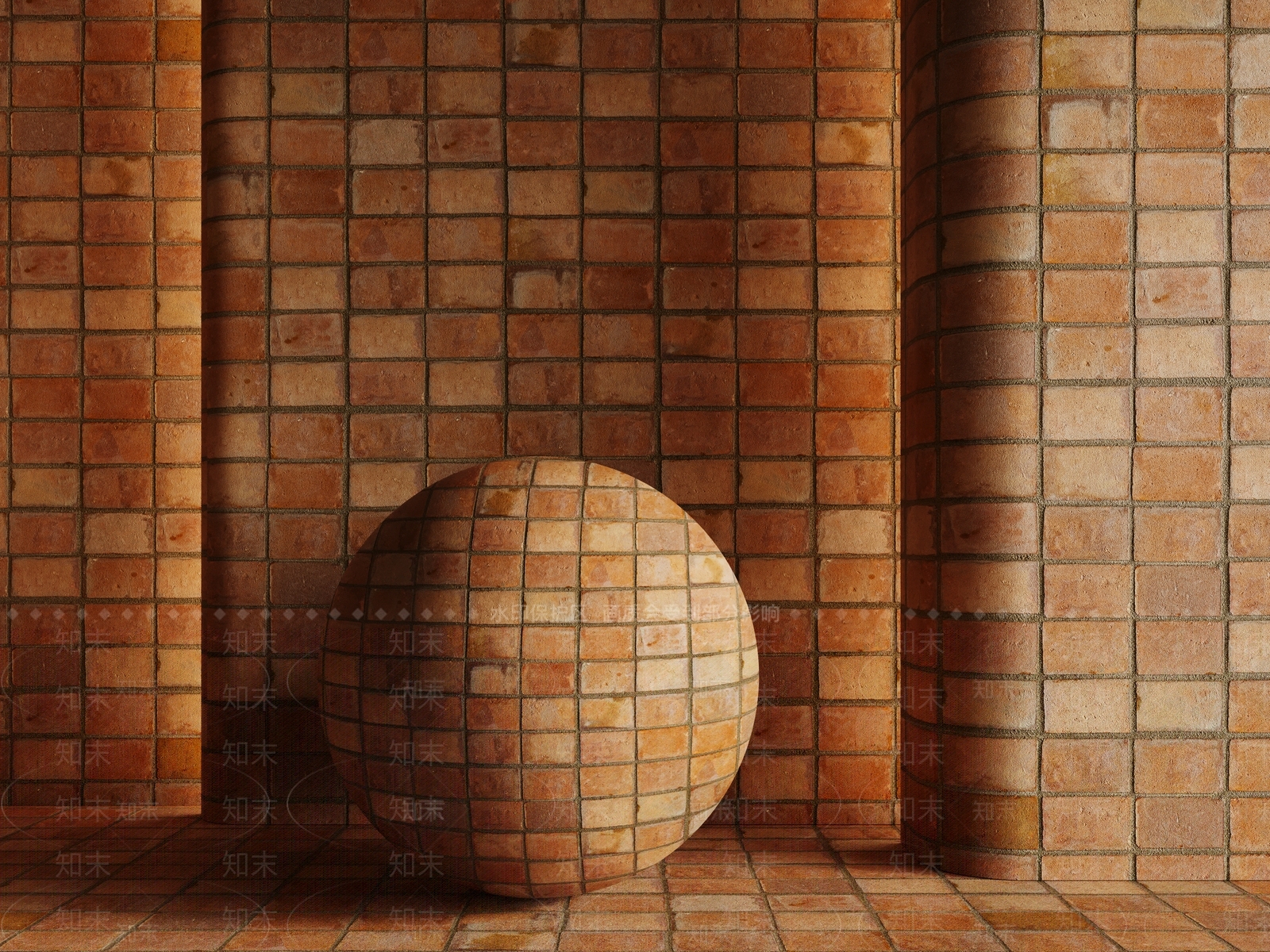 极简地砖3D模型下载【ID:1232187515】