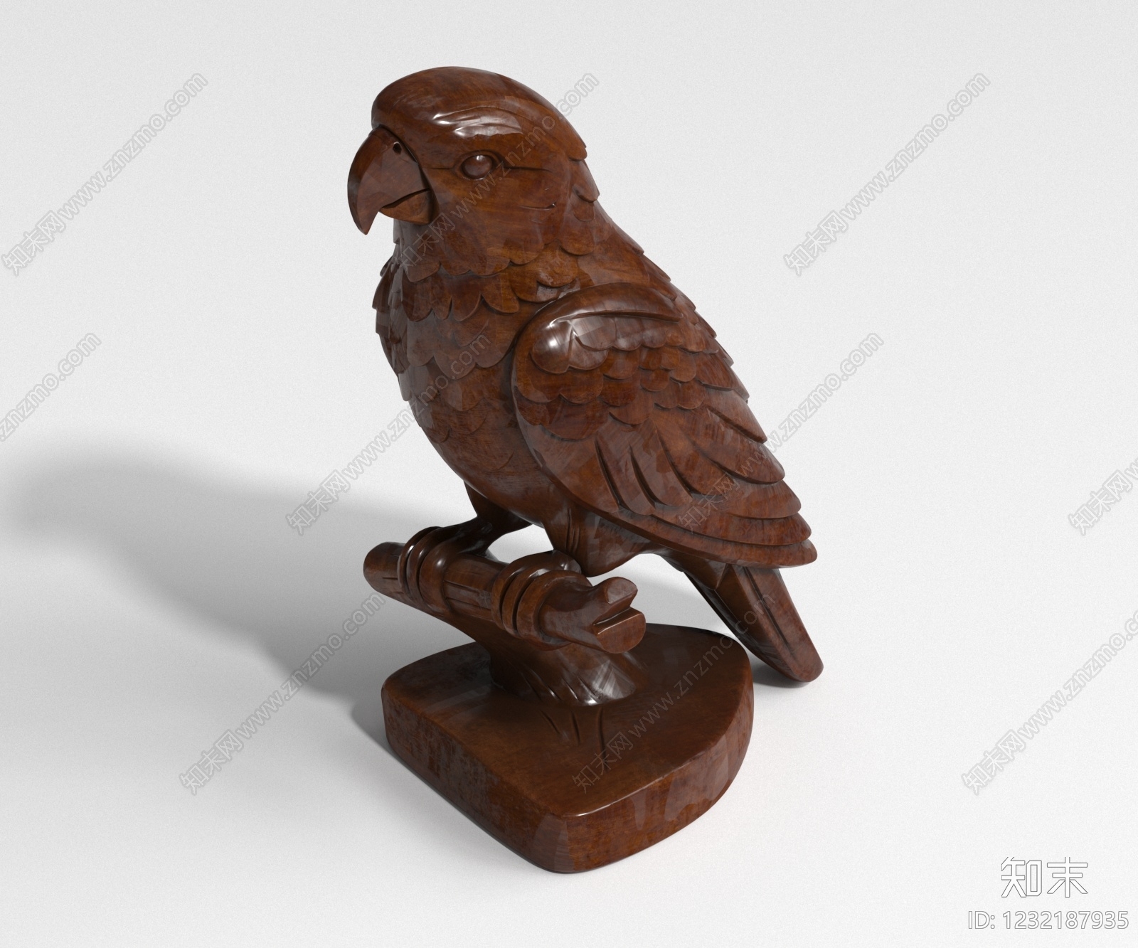 中式雕塑摆件3D模型下载【ID:1232187935】