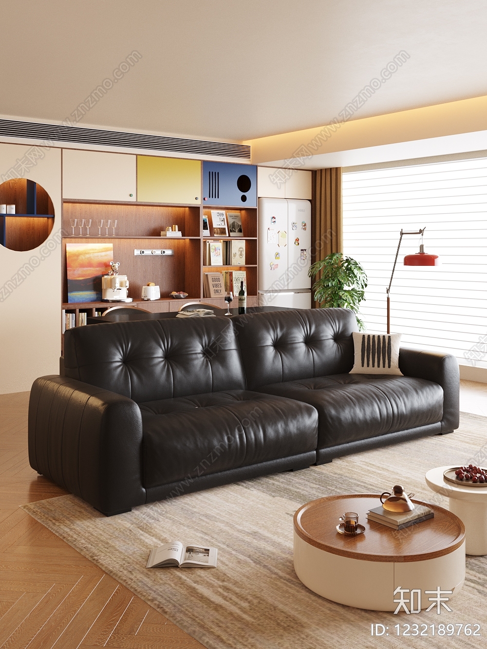 中古风家居客厅3D模型下载【ID:1232189762】
