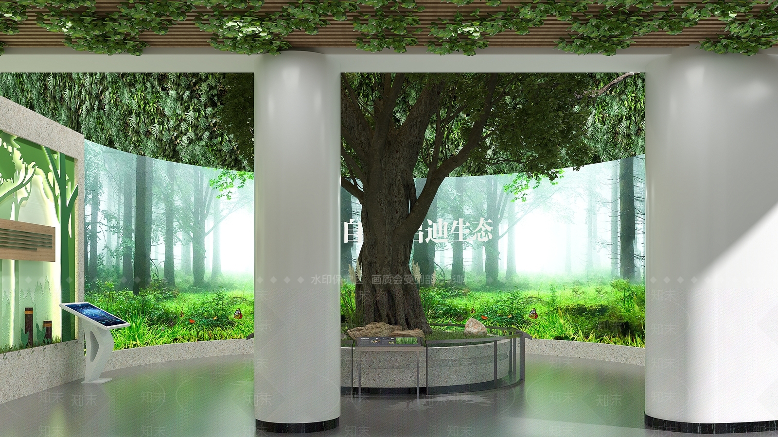 现代简约其他展厅3D模型下载【ID:1232195248】