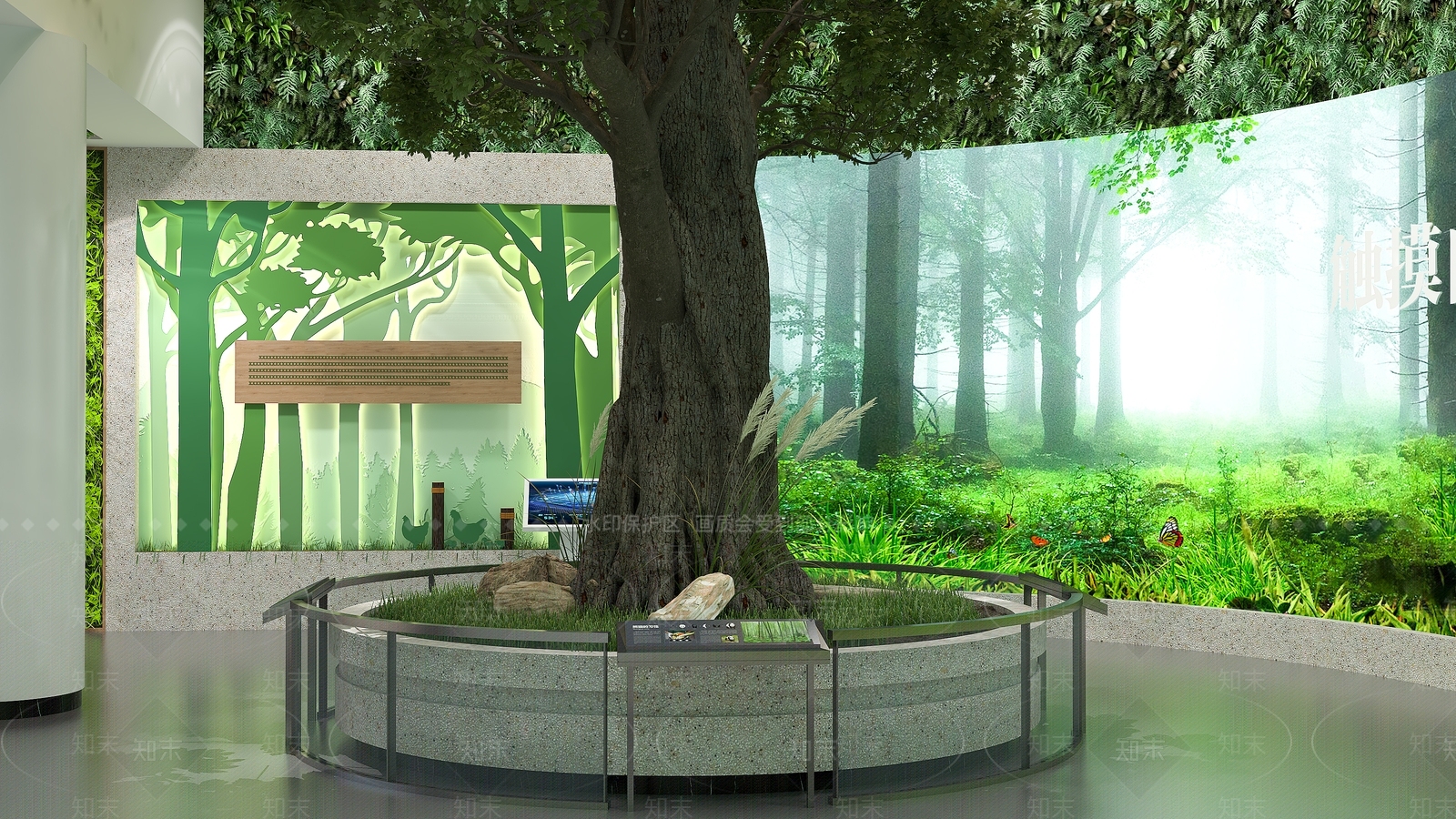 现代简约其他展厅3D模型下载【ID:1232195248】