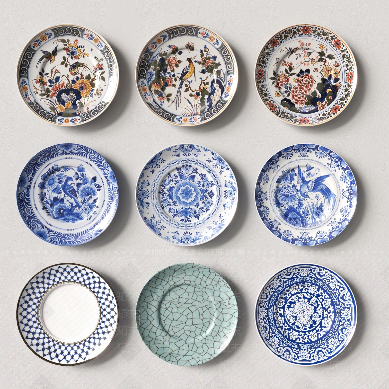 中式艺术展厅SU模型下载【ID:1232198710】