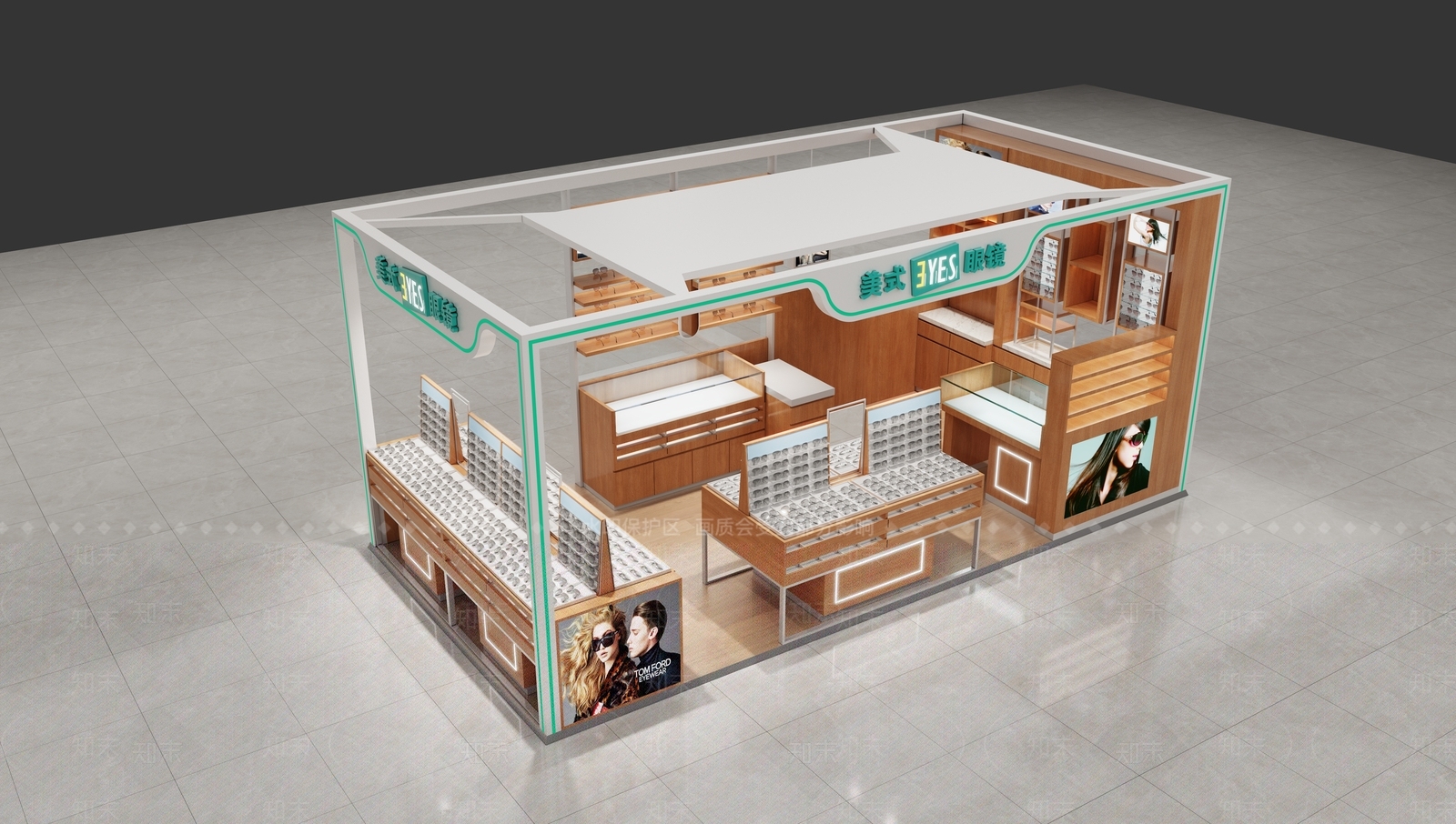 现代简约其他展厅3D模型下载【ID:1232199681】