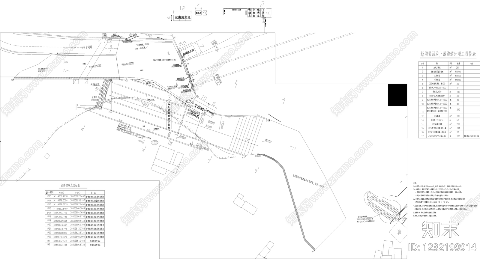 隧道隧洞公路洞口cad施工图下载【ID:1232199914】