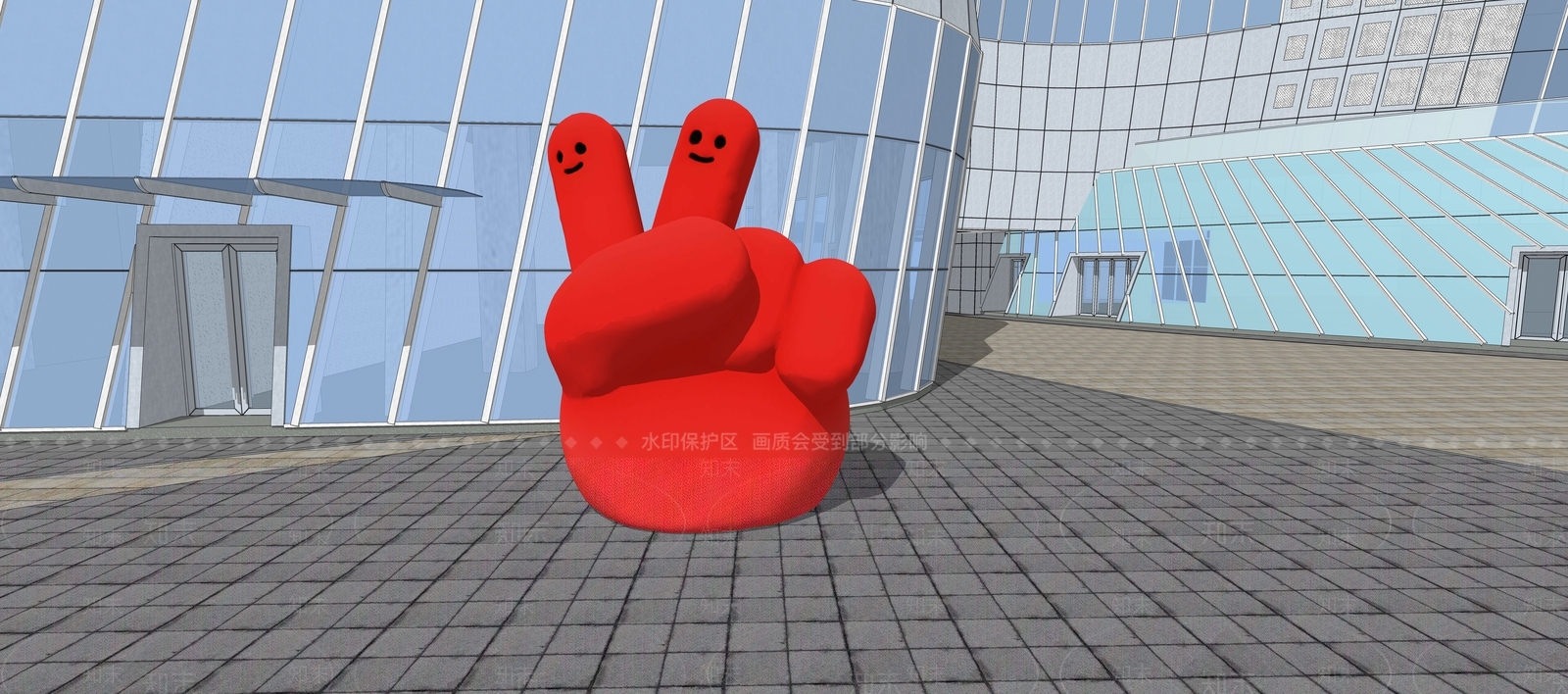 现代主义IP形象SU模型下载【ID:1232200757】