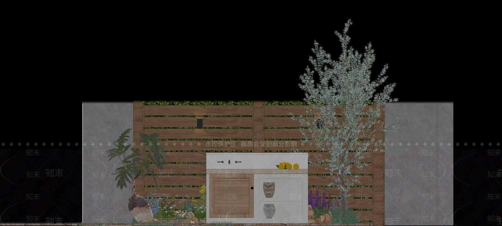 现代简约其他景观构筑SU模型下载【ID:1232201582】