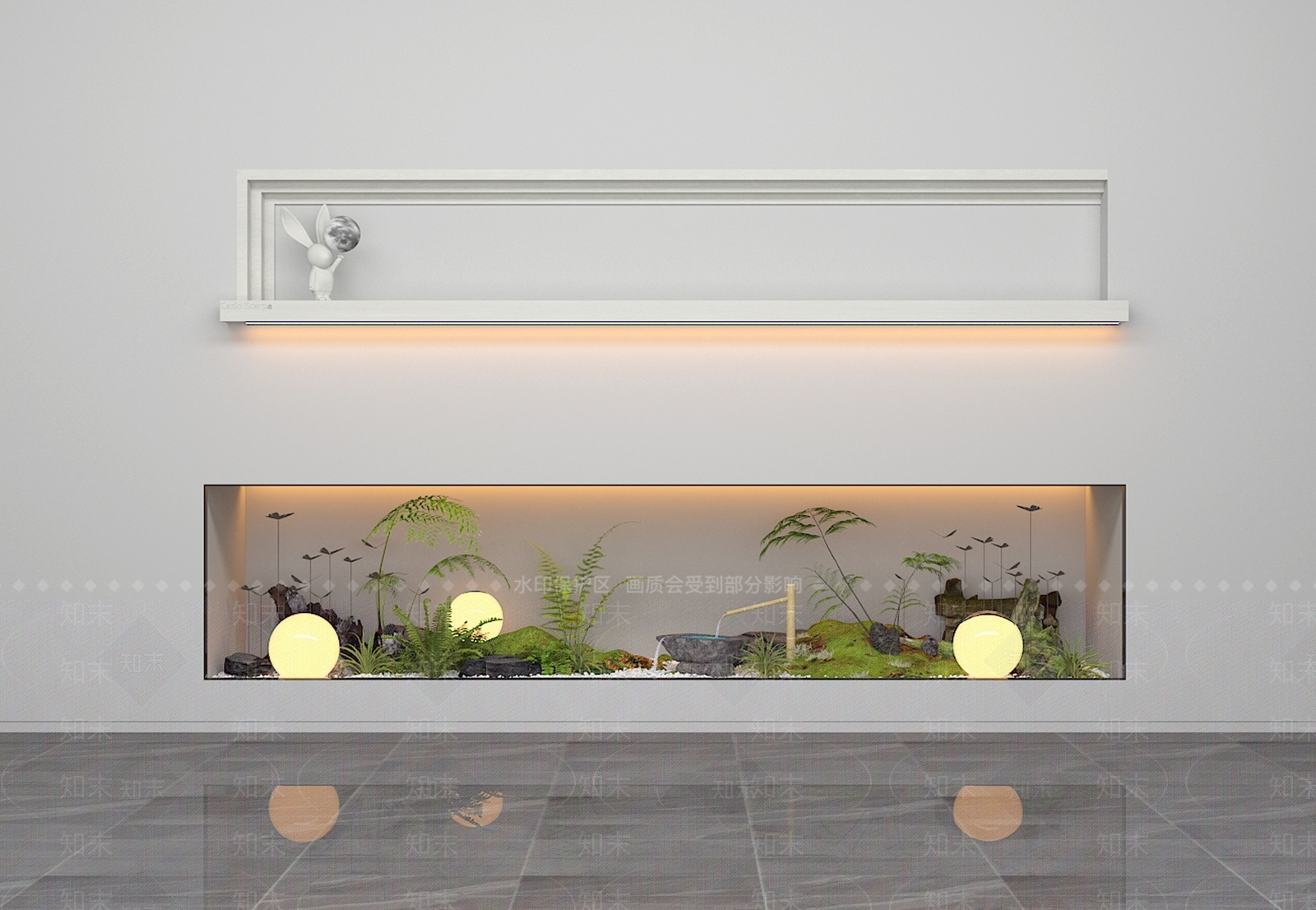 现代简约室内景观3D模型下载【ID:1232202722】