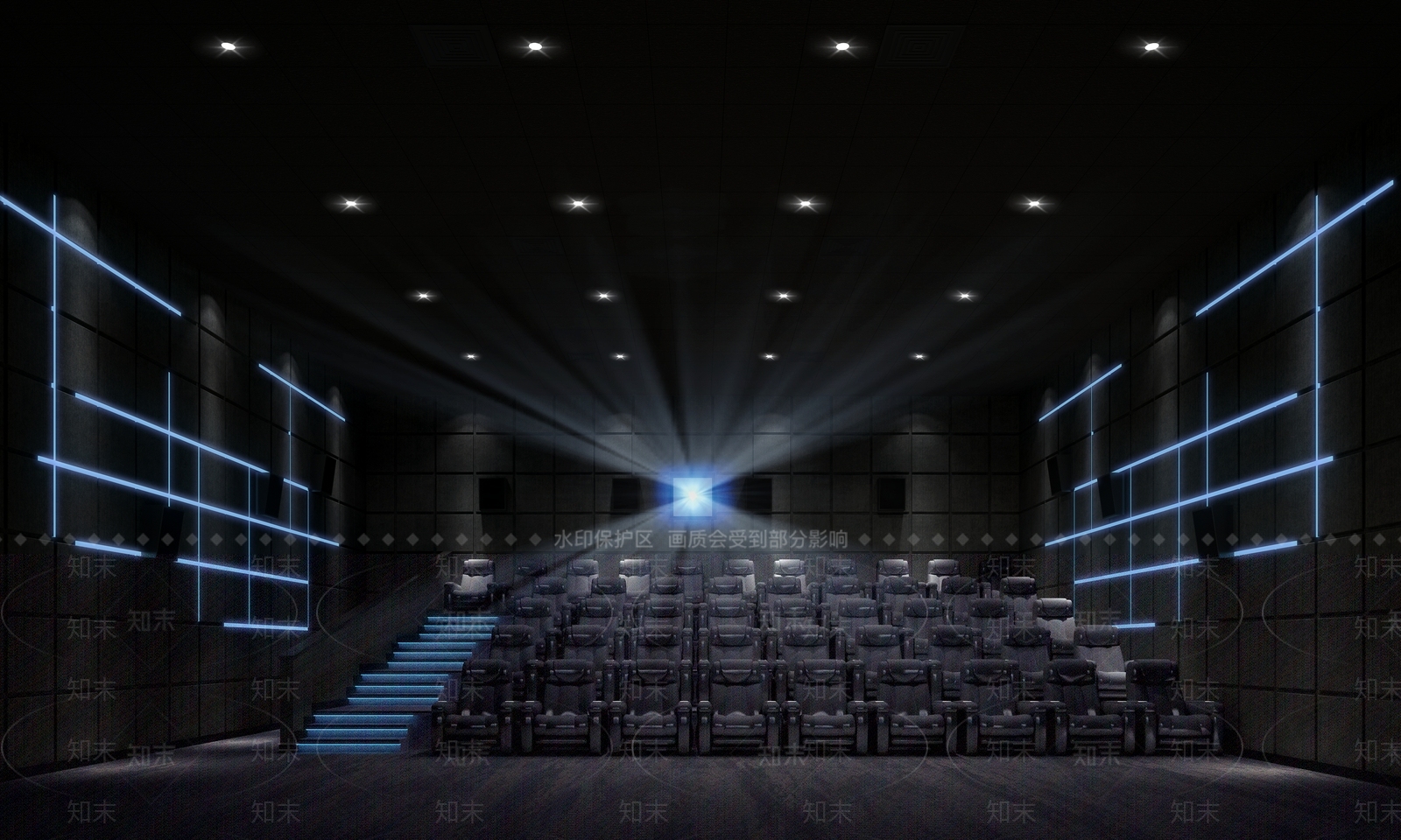 现代电影院3D模型下载【ID:1232202969】