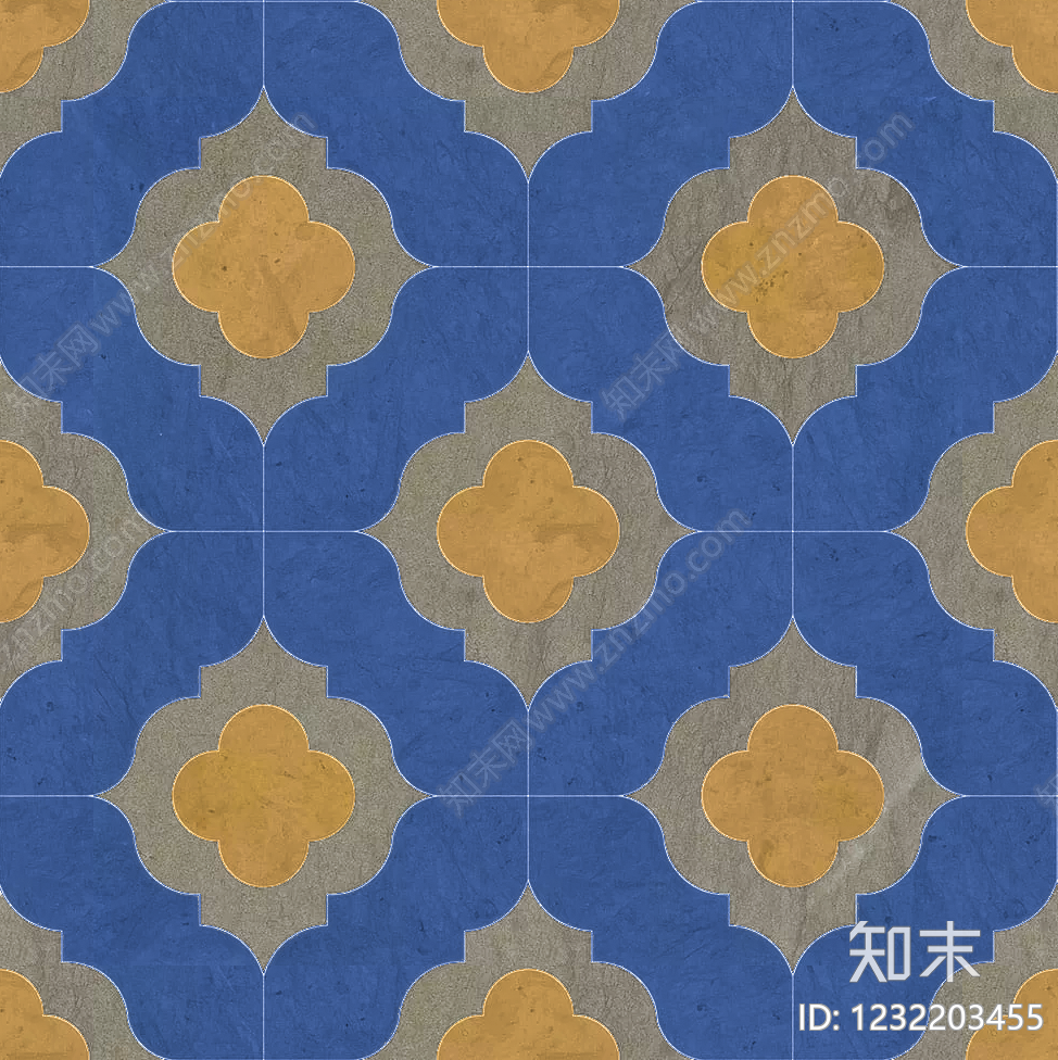 花纹砖高清贴图材质