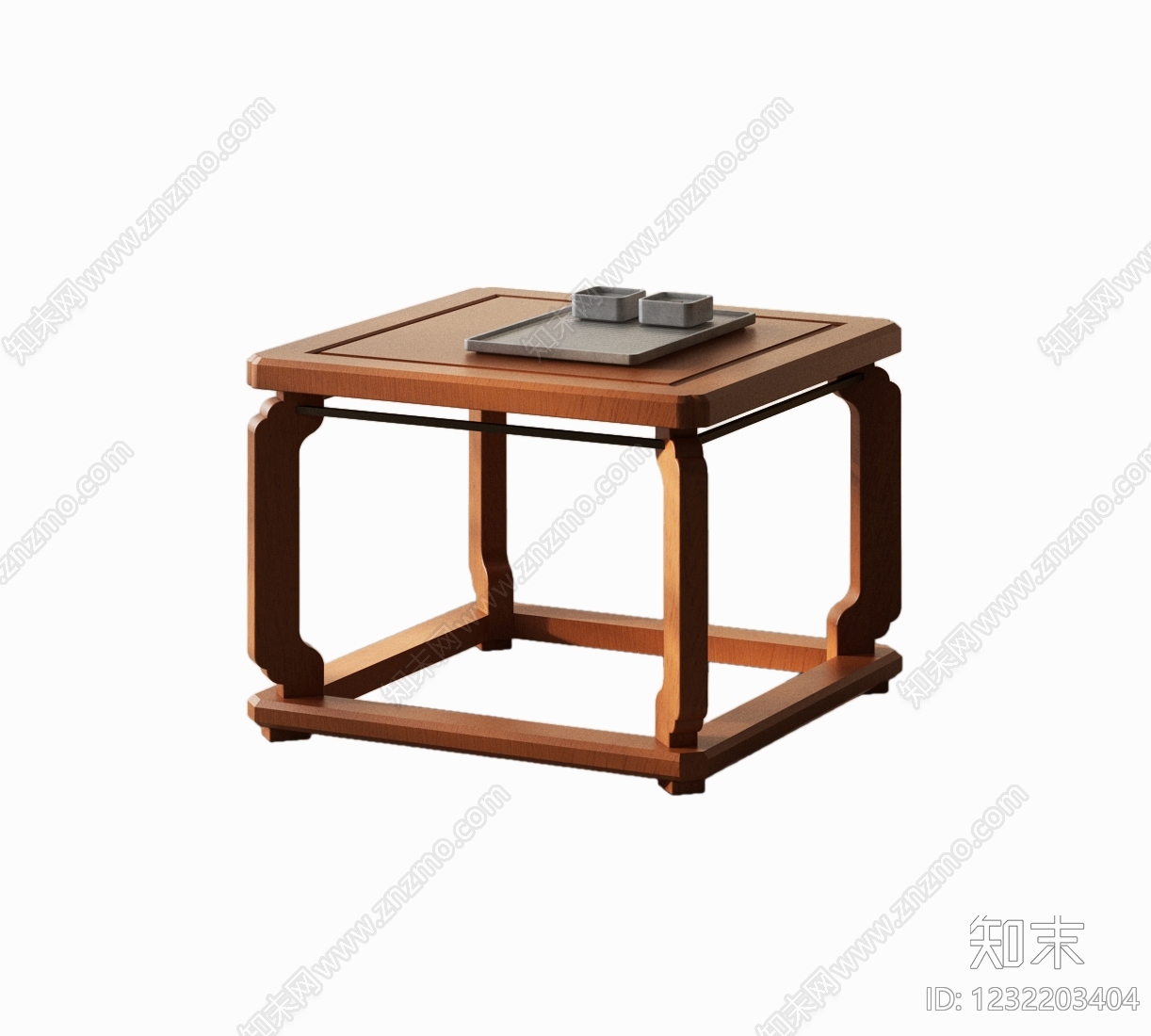 新中式边几SU模型下载【ID:1232203404】