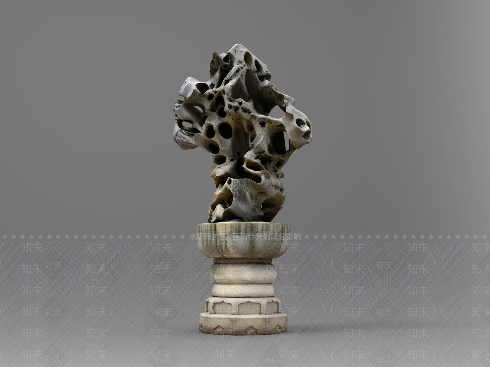 中式落地摆件3D模型下载【ID:1232203469】