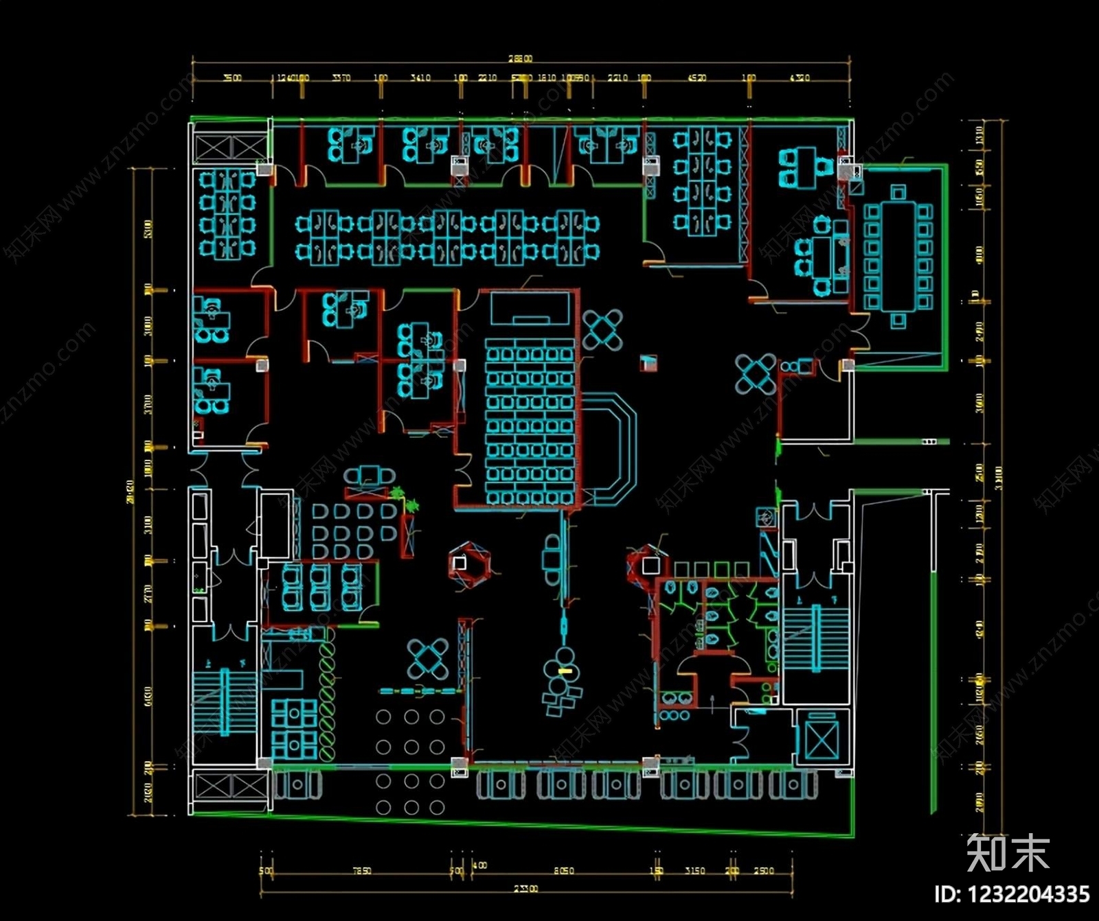 医院cad施工图下载【ID:1232204335】