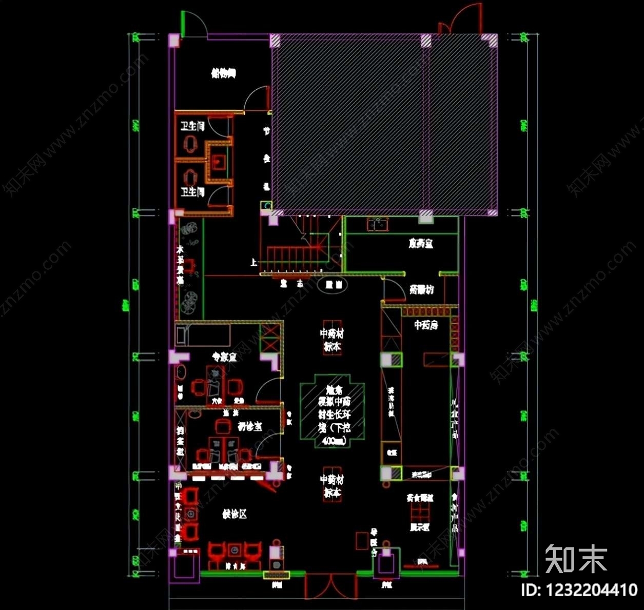 医院cad施工图下载【ID:1232204410】