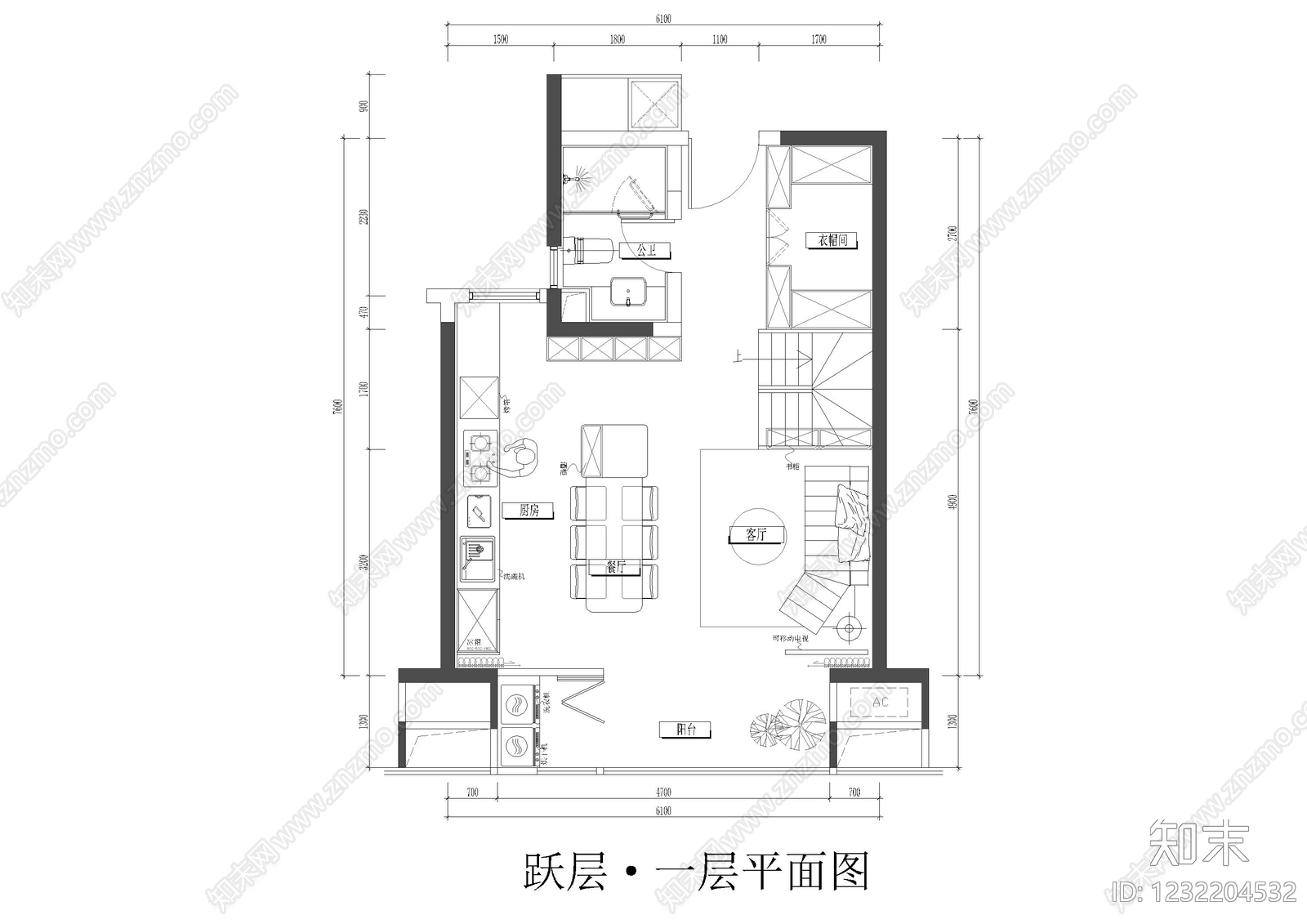 复式公寓CAD图纸