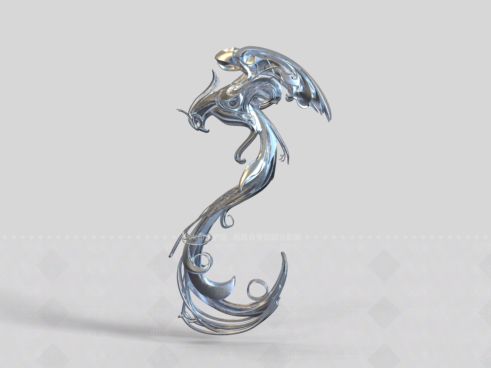 新中式雕塑摆件3D模型下载【ID:1232204678】