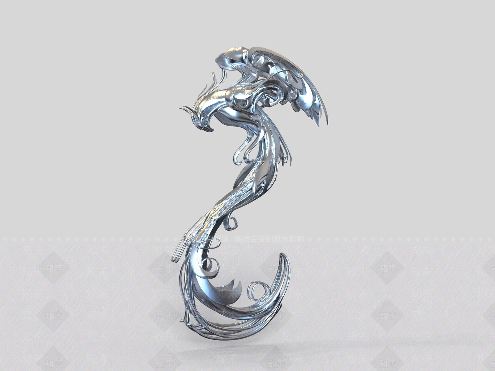 新中式雕塑摆件3D模型下载【ID:1232204678】