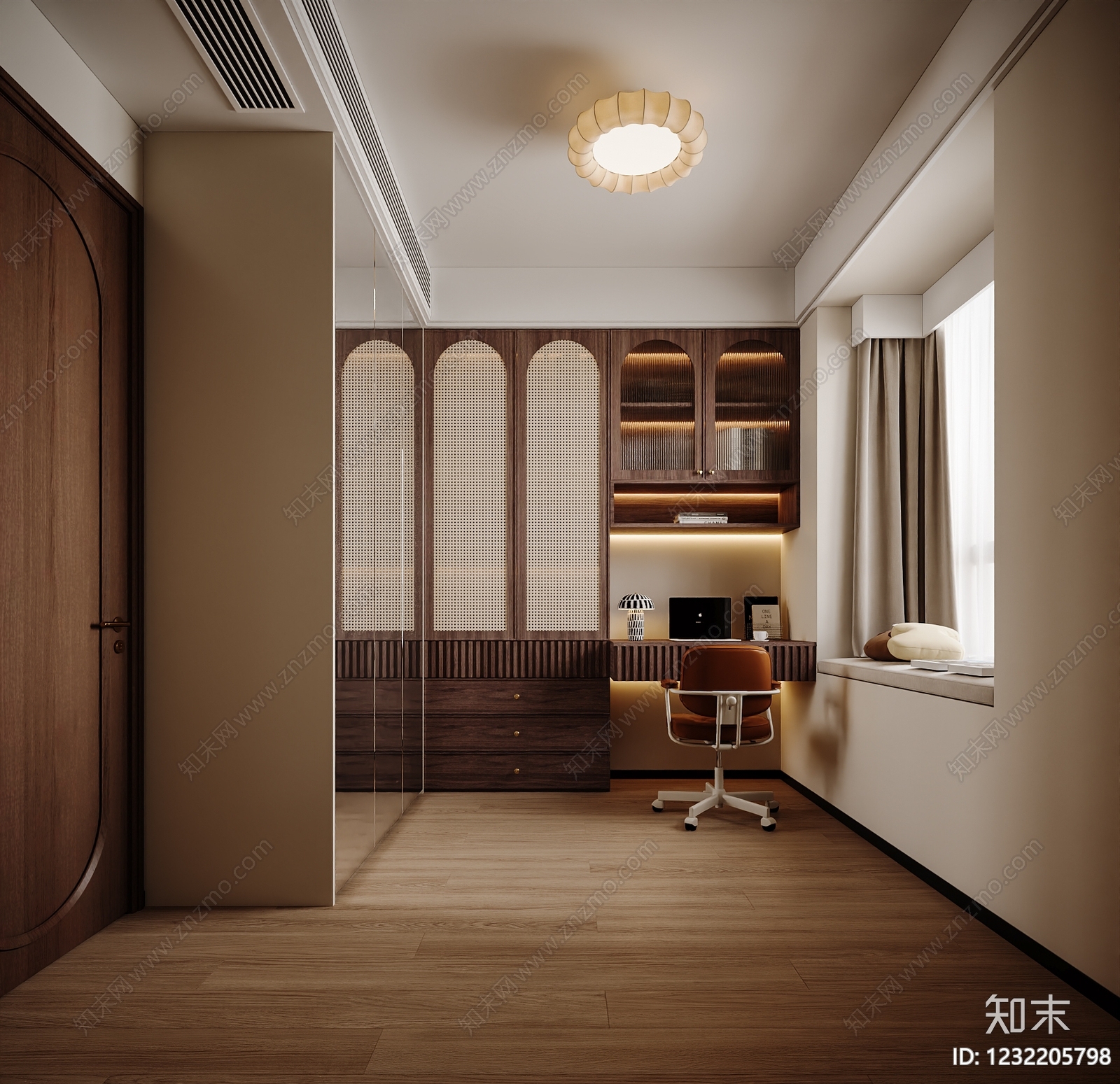 中古风书房3D模型下载【ID:1232205798】