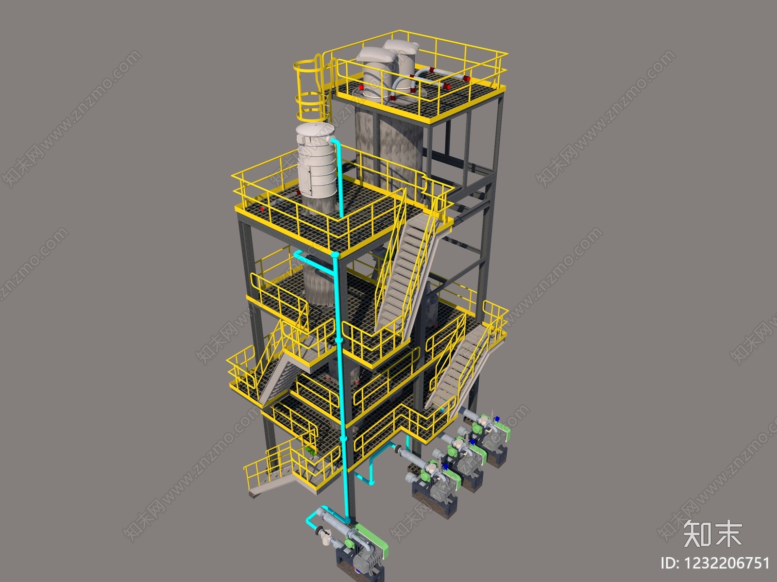 工业风其他工业建筑SU模型下载【ID:1232206751】
