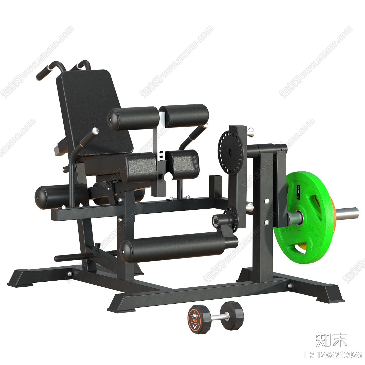 工业风运动器材3D模型下载【ID:1232210926】