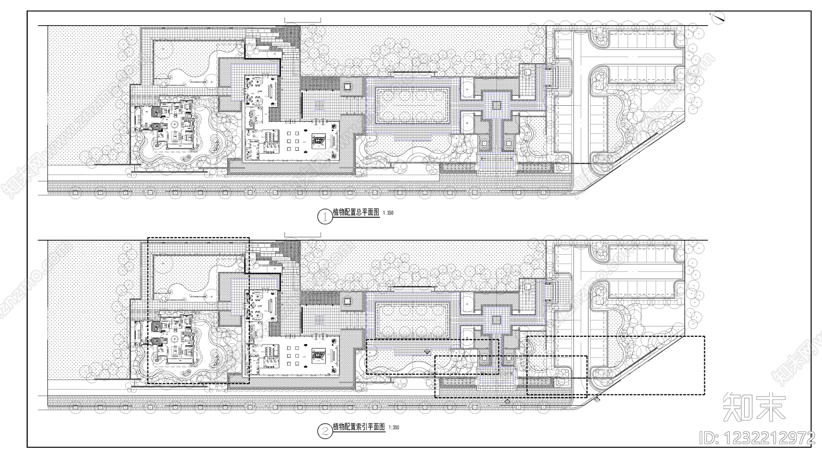 植物图例库cad施工图下载【ID:1232212972】