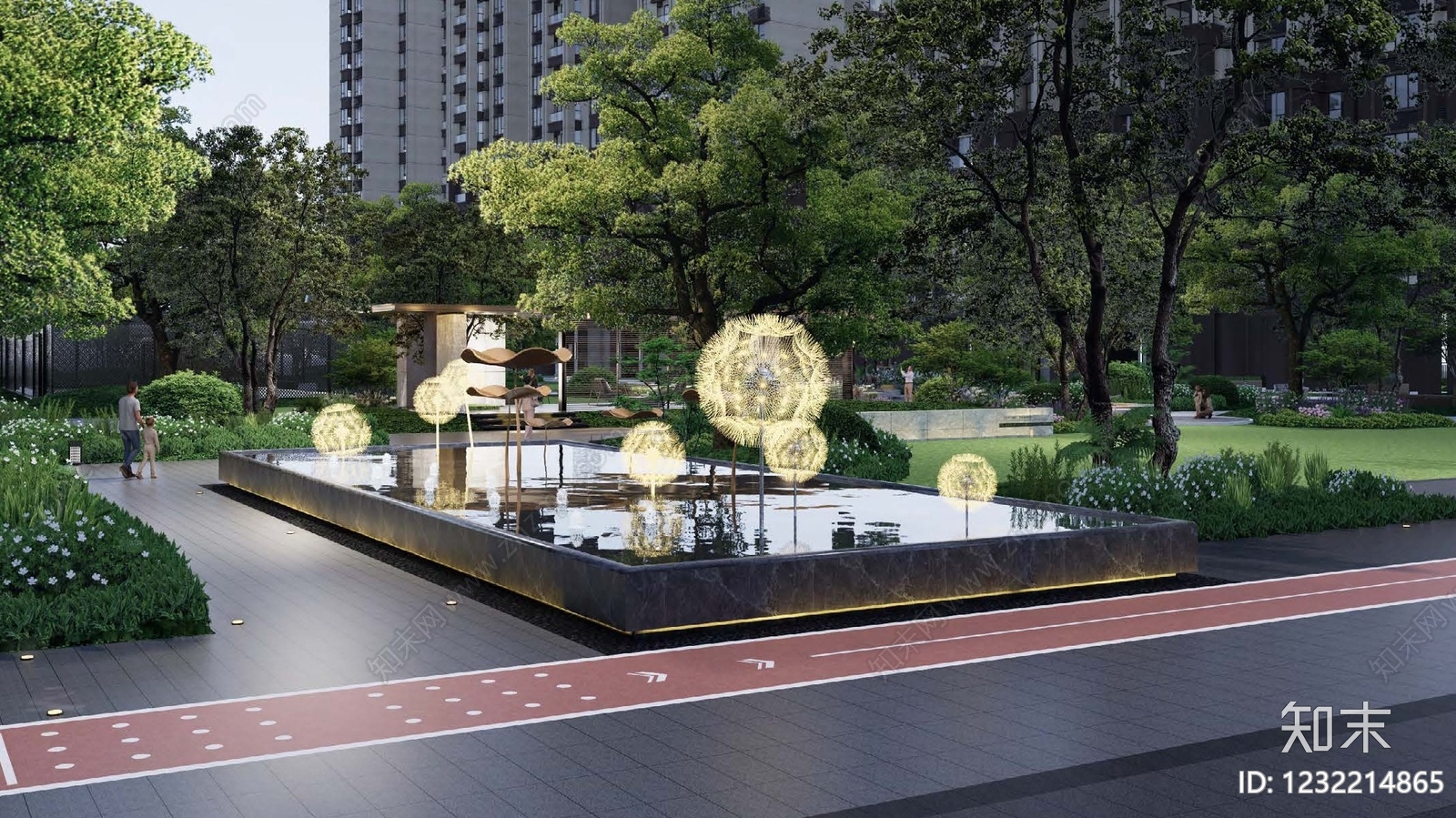 镜面水景CAD图纸