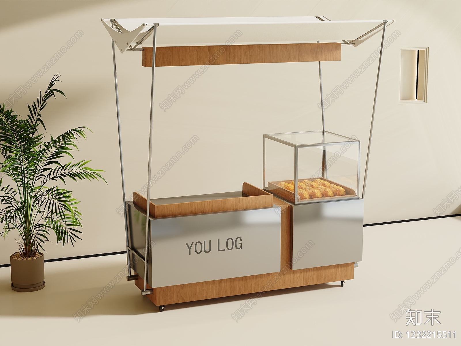 原木风外摆3D模型下载【ID:1232215511】