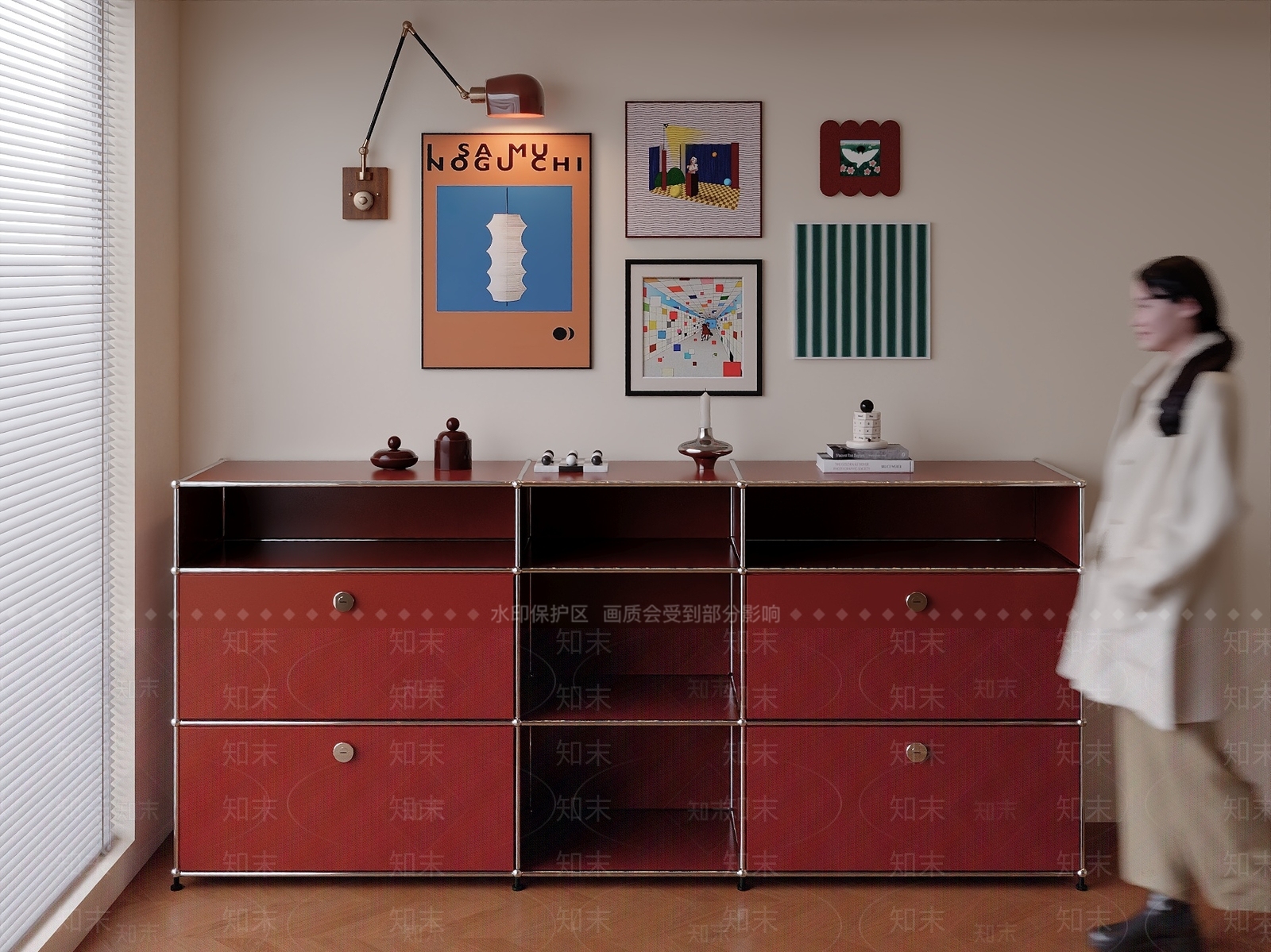 包豪斯储物柜3D模型下载【ID:1232218291】