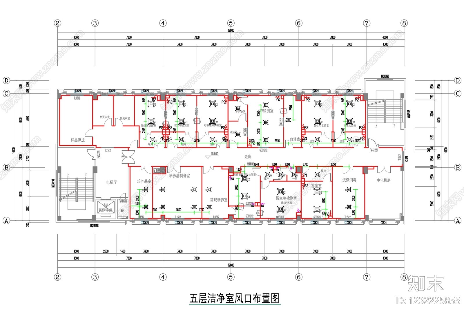 实验室cad施工图下载【ID:1232225855】