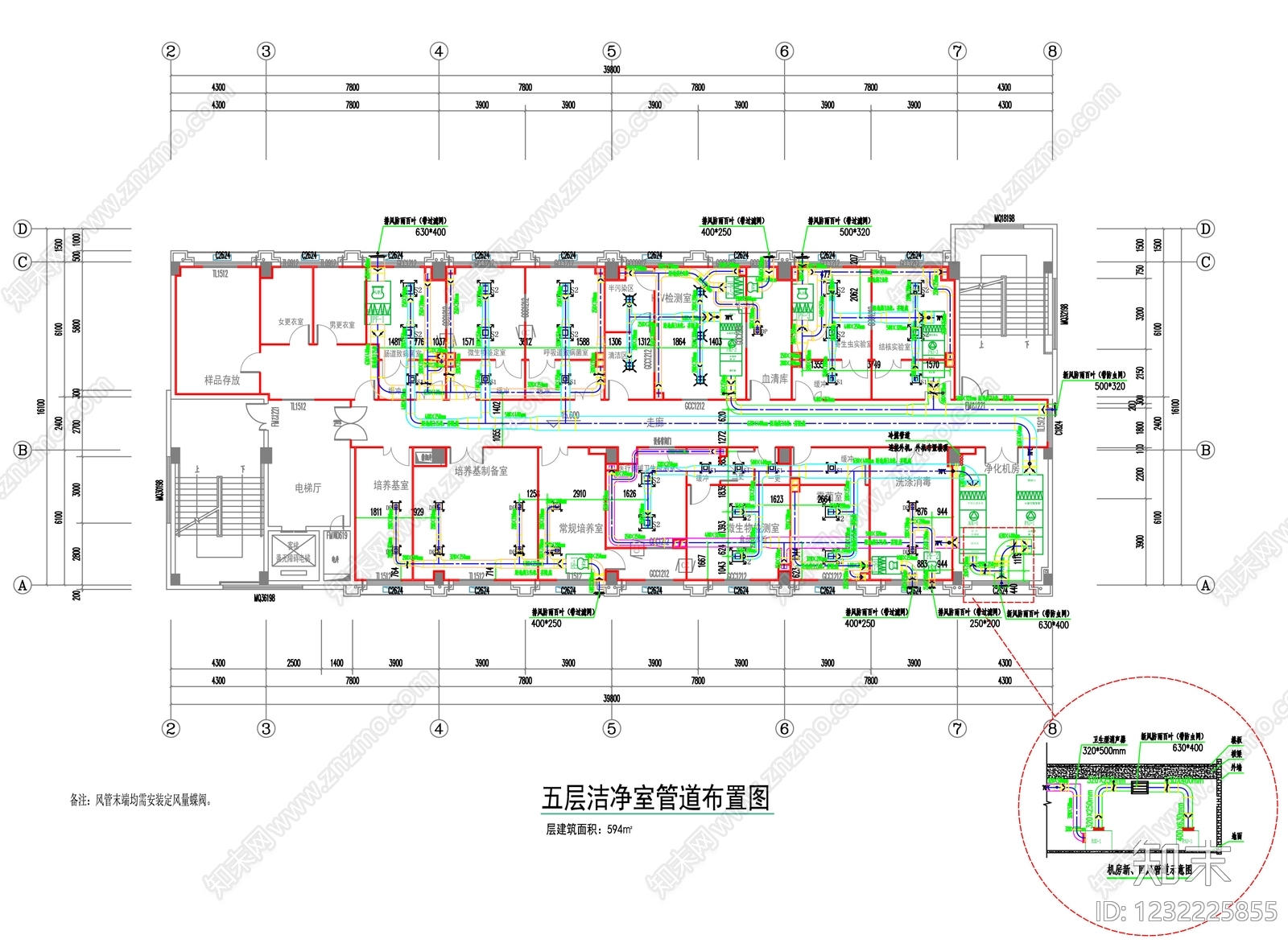 实验室cad施工图下载【ID:1232225855】