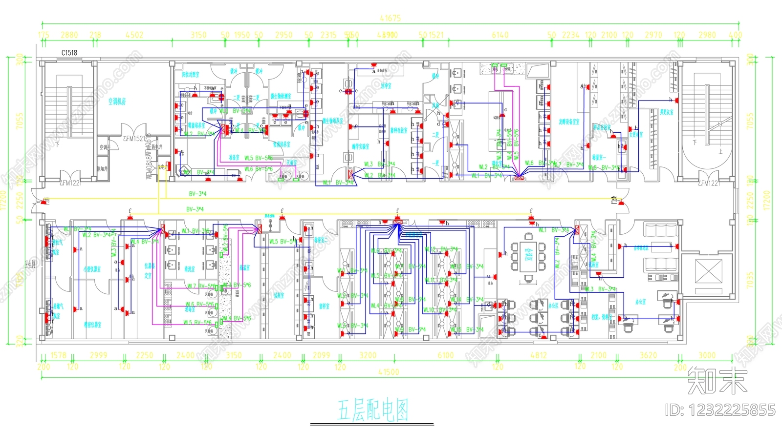 实验室cad施工图下载【ID:1232225855】