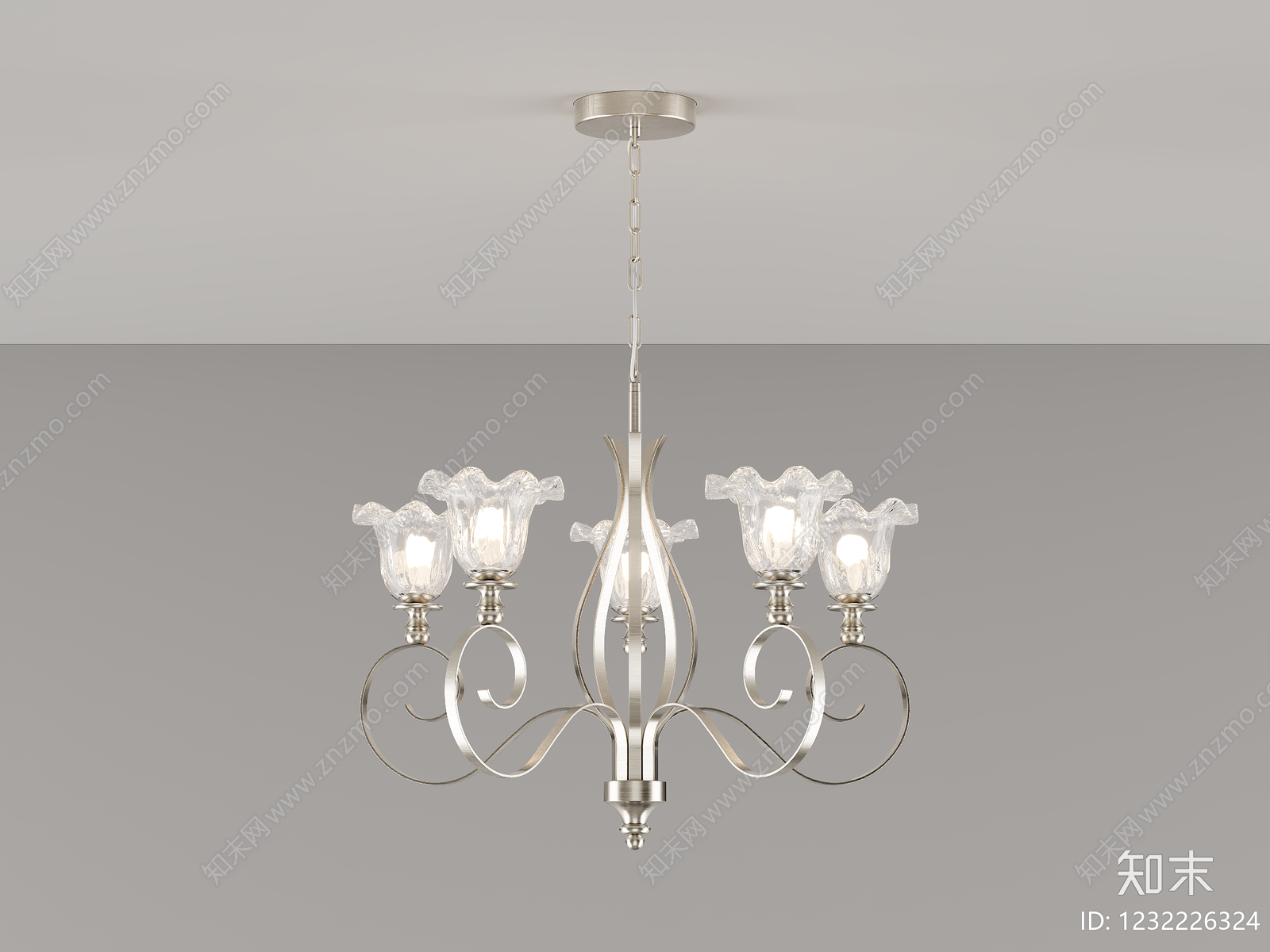轻奢儿童房吊灯3D模型下载【ID:1232226324】