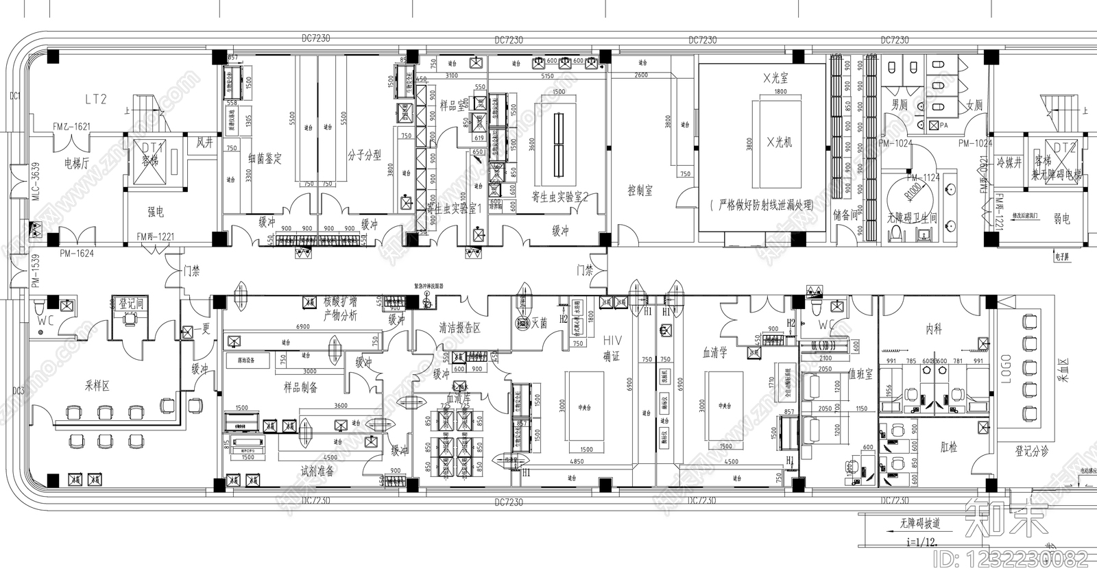 实验室cad施工图下载【ID:1232230082】