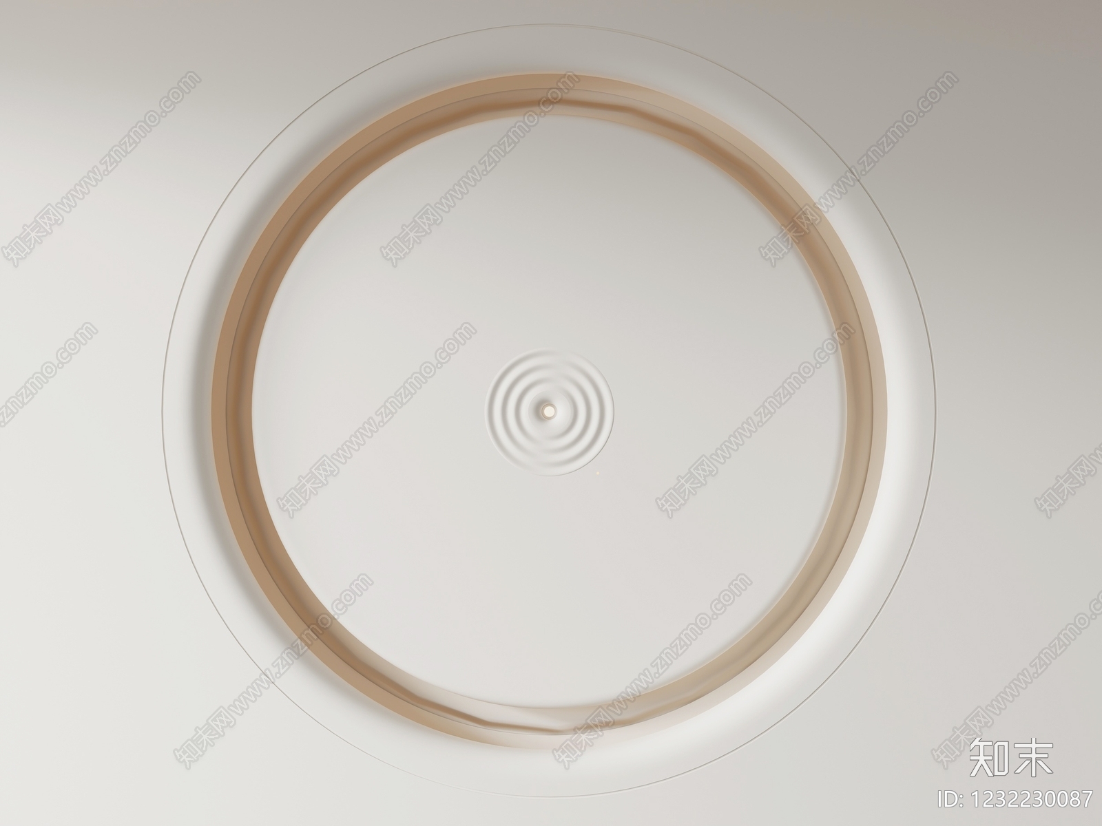 奶油风吊顶3D模型下载【ID:1232230087】