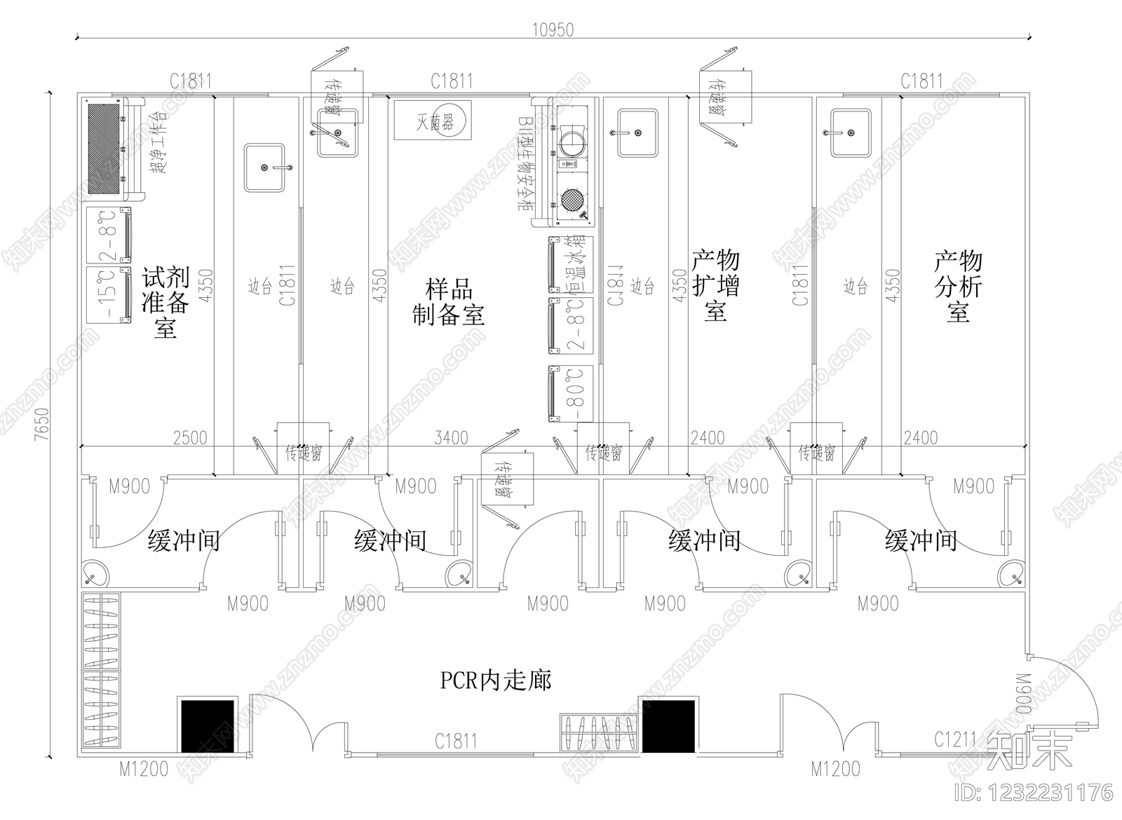 实验室cad施工图下载【ID:1232231176】