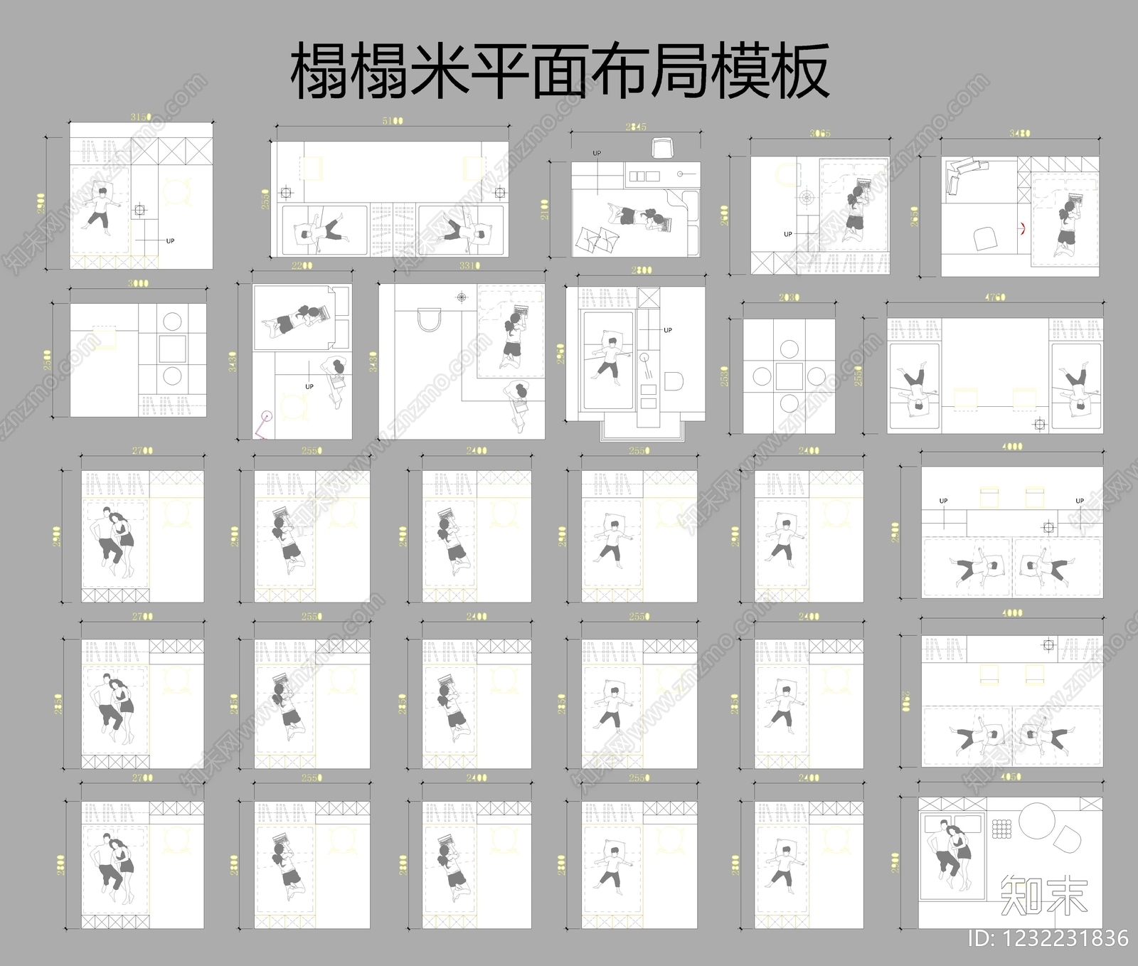 床CAD图纸