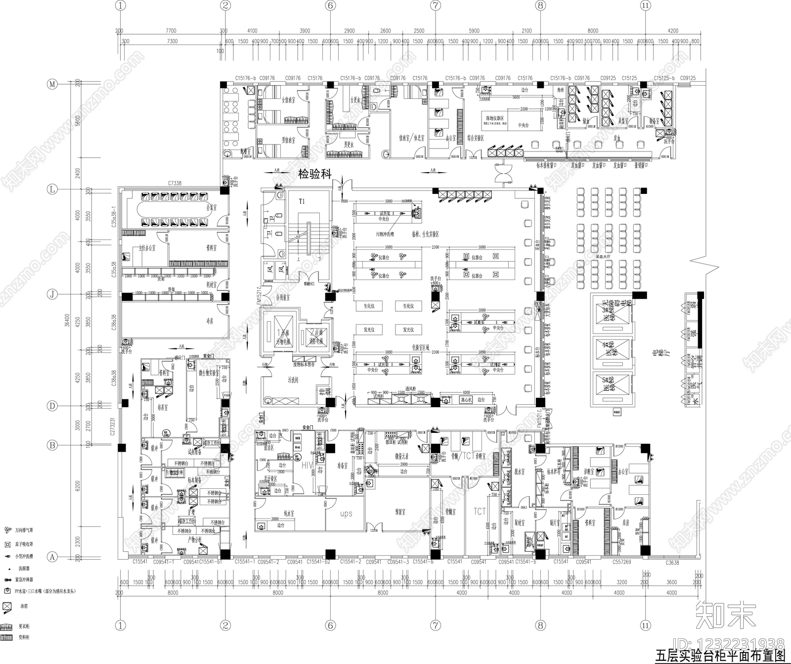 实验室cad施工图下载【ID:1232231938】