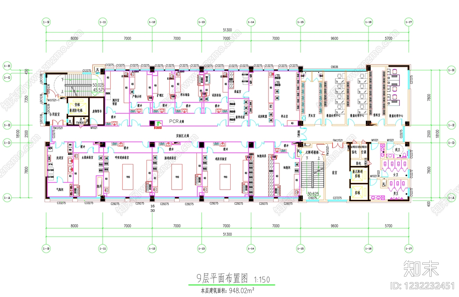 实验室cad施工图下载【ID:1232232451】