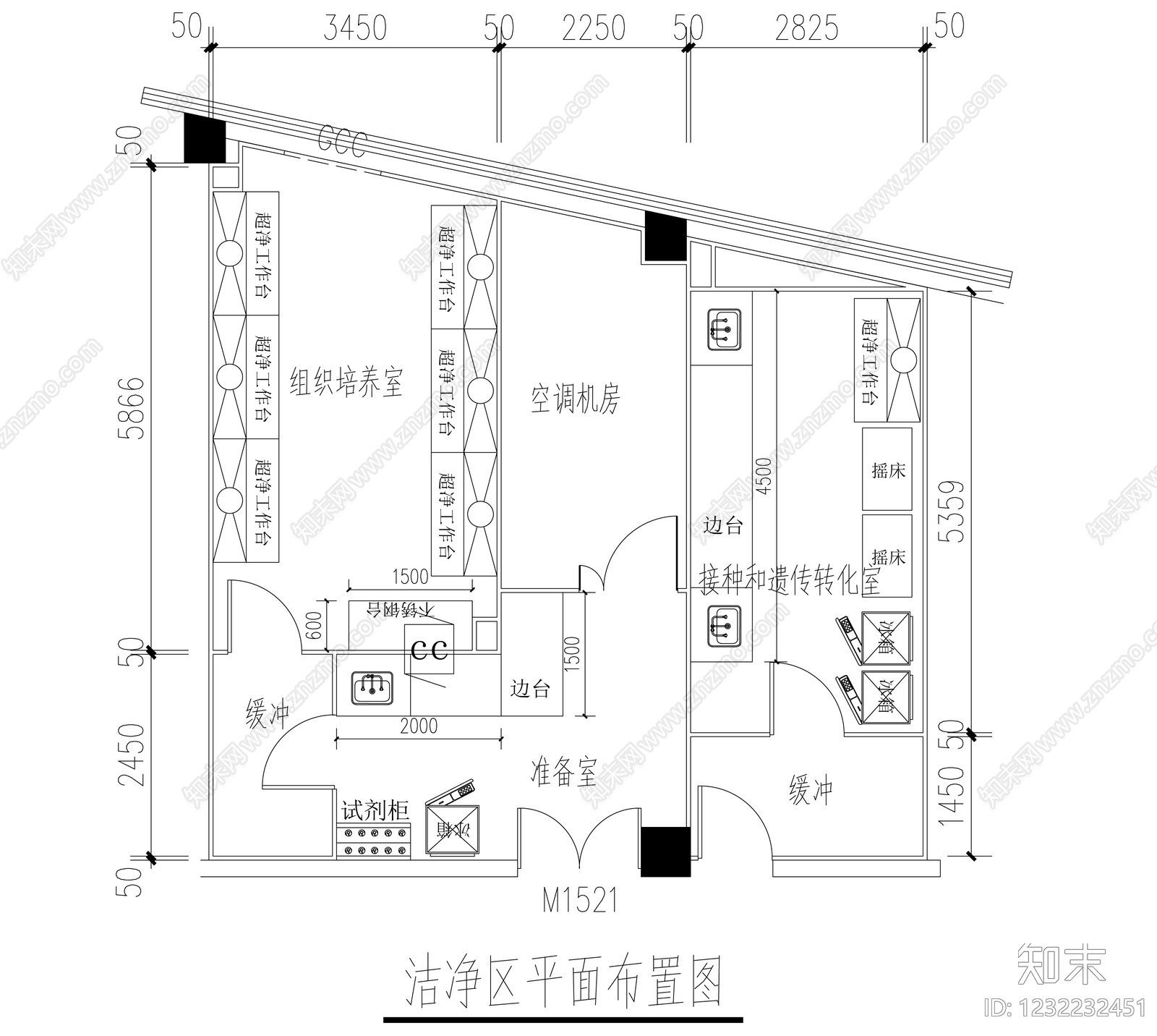 实验室cad施工图下载【ID:1232232451】