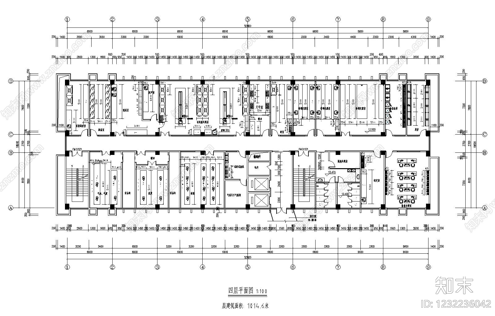 实验室cad施工图下载【ID:1232236042】