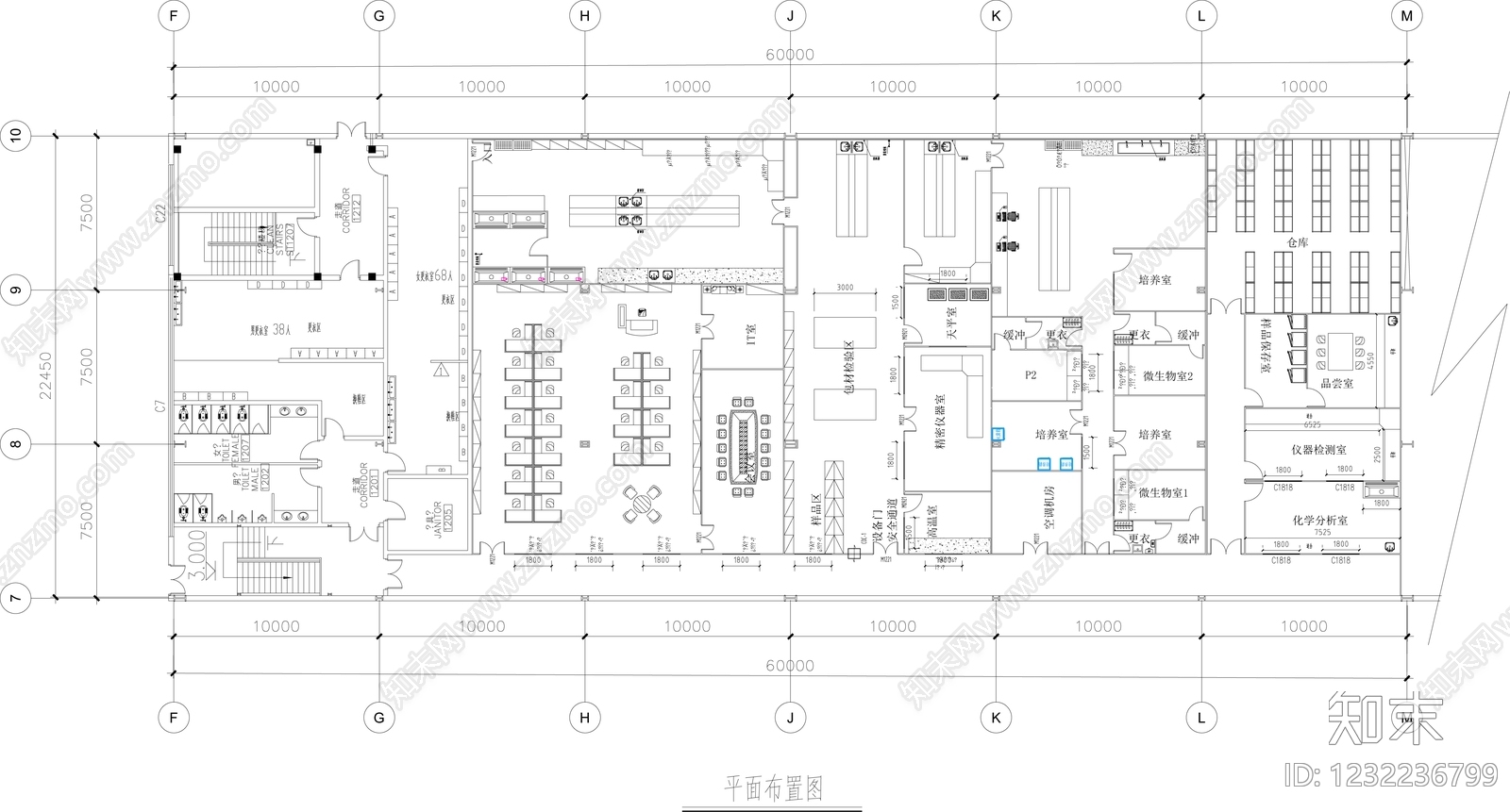 实验室cad施工图下载【ID:1232236799】